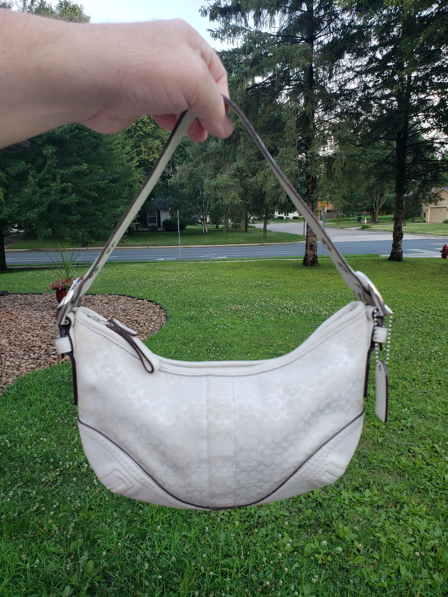 Coach Soho Hobo mini signature c print purse for sale