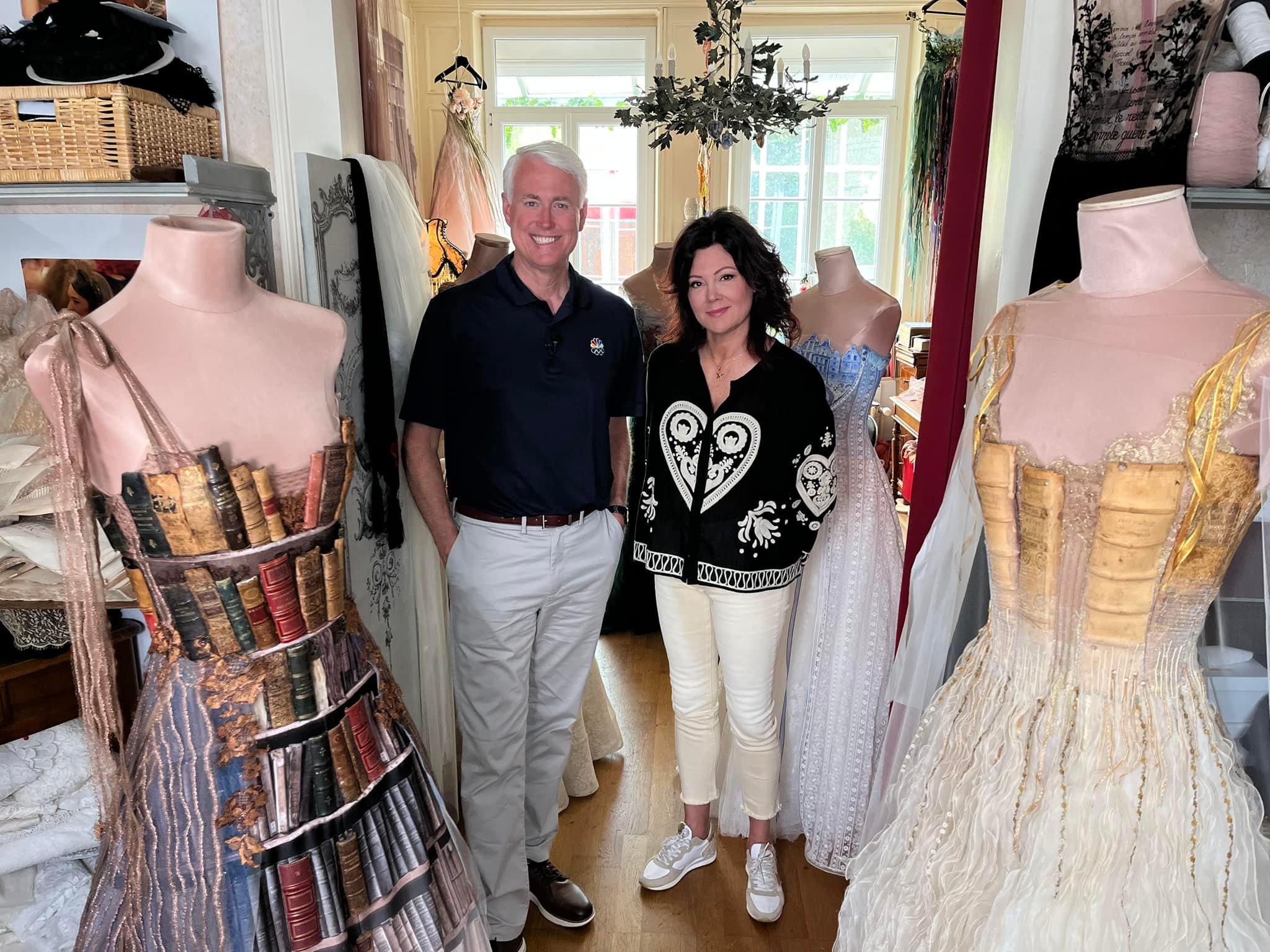 ハッピ♥️ We're spending today with Sylvie Facon Créatrice in Arras, France
