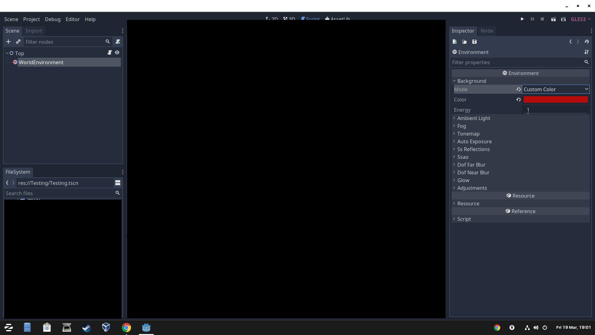 Godot Set Background Color