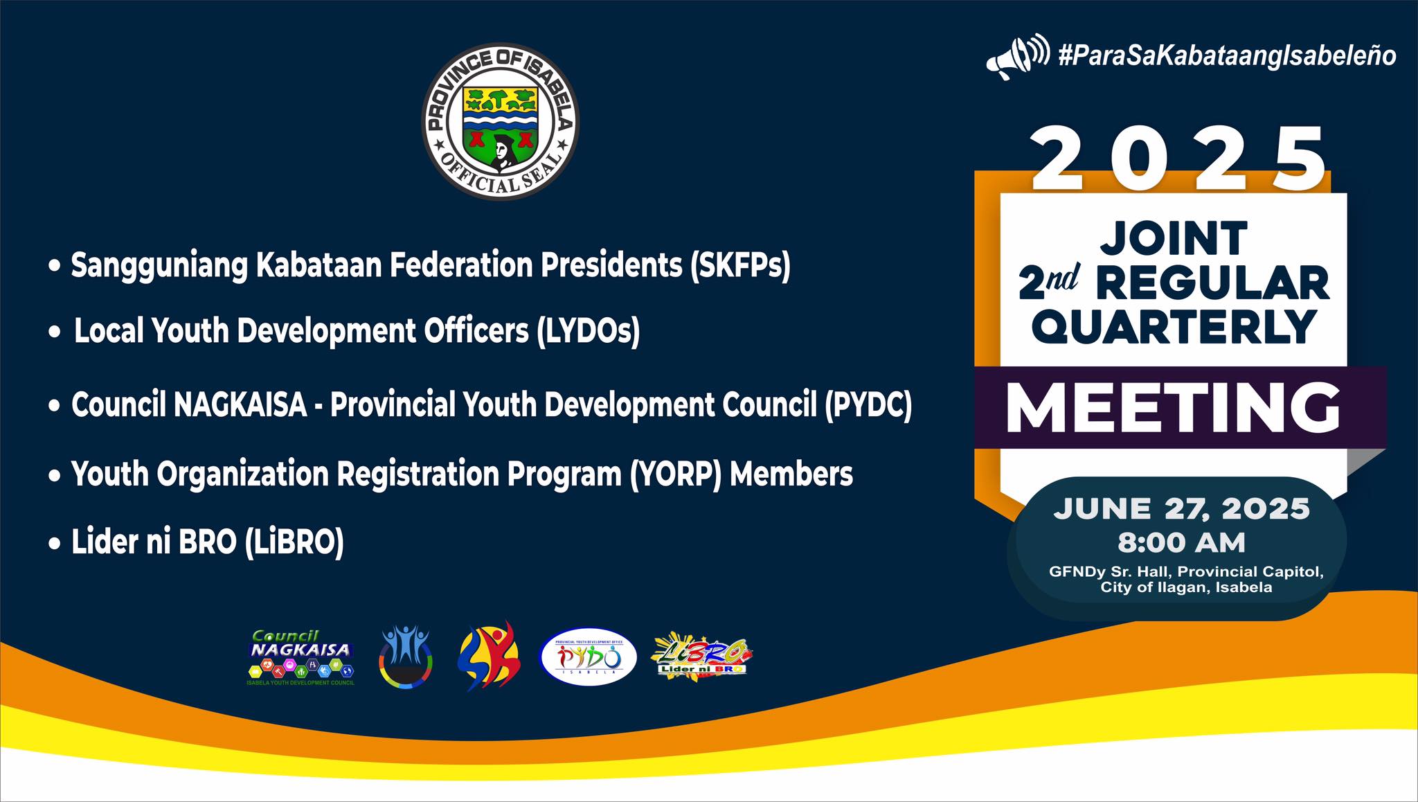 PYDO Isabela - 𝗖𝗔𝗟𝗟 𝗙𝗢𝗥 𝗣𝗔𝗥𝗧𝗜𝗖𝗜𝗣𝗔𝗧𝗜𝗢𝗡 | We invite all the... | Facebook