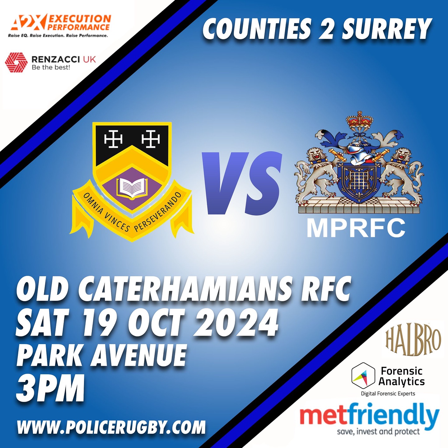 Metropolitan Police Rugby Football Club (MPRFC) | Esher