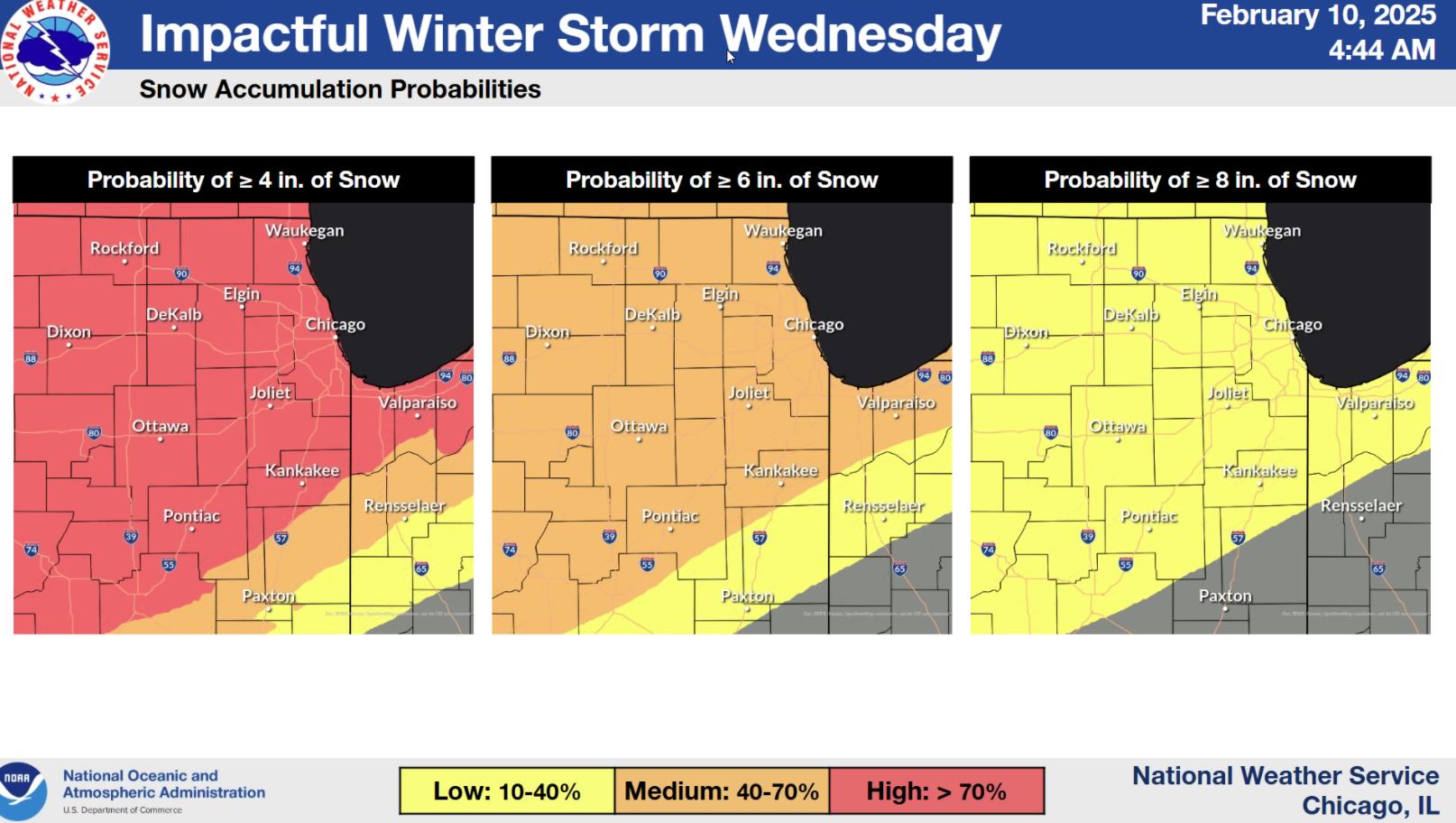 Maple - A forecasted Winter Storm with expected snowfall accumulation ...
