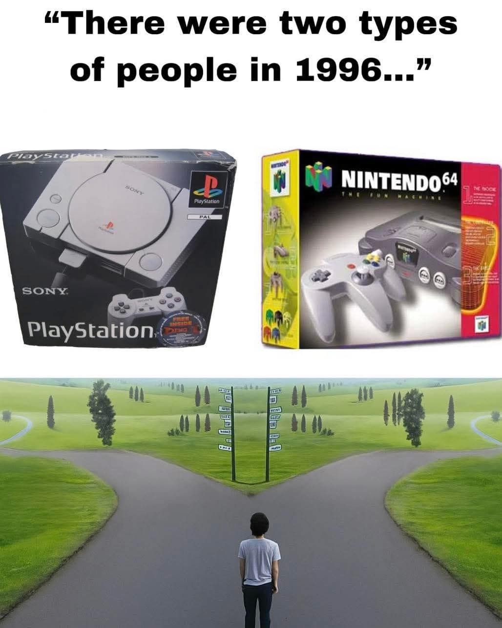 PlayStation or Nintendo 64 😏 which side were you on?