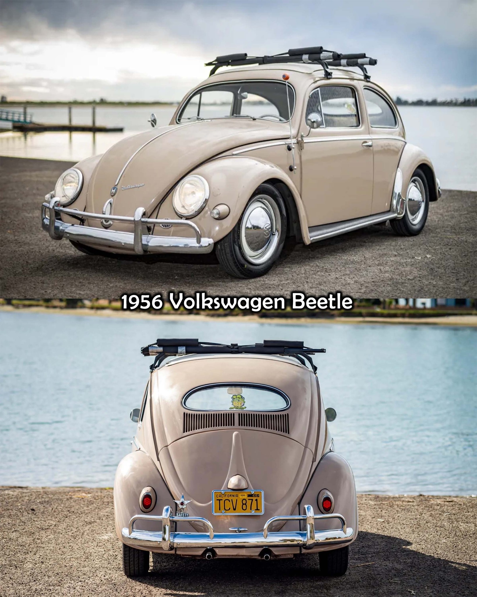 1953 Volkswagen Beetle Deluxe split-window classic car
