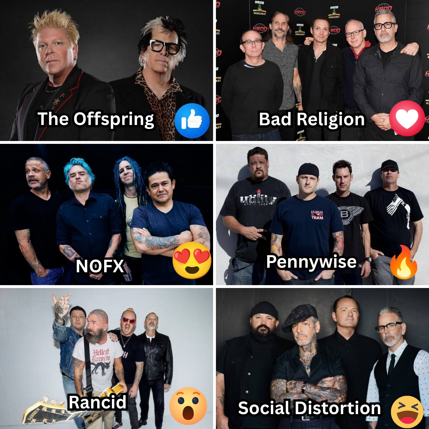 👍The Offspring / ❤️ NOFX The Offspring brought punk rock to a