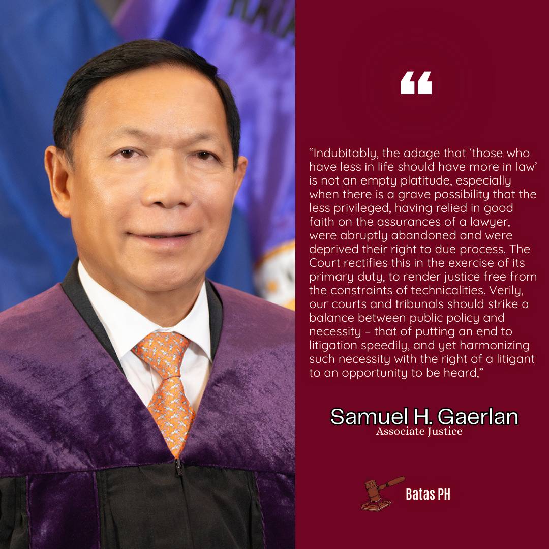 Batas PH - From Associate Justice Samuel Gaerlan:... | Facebook