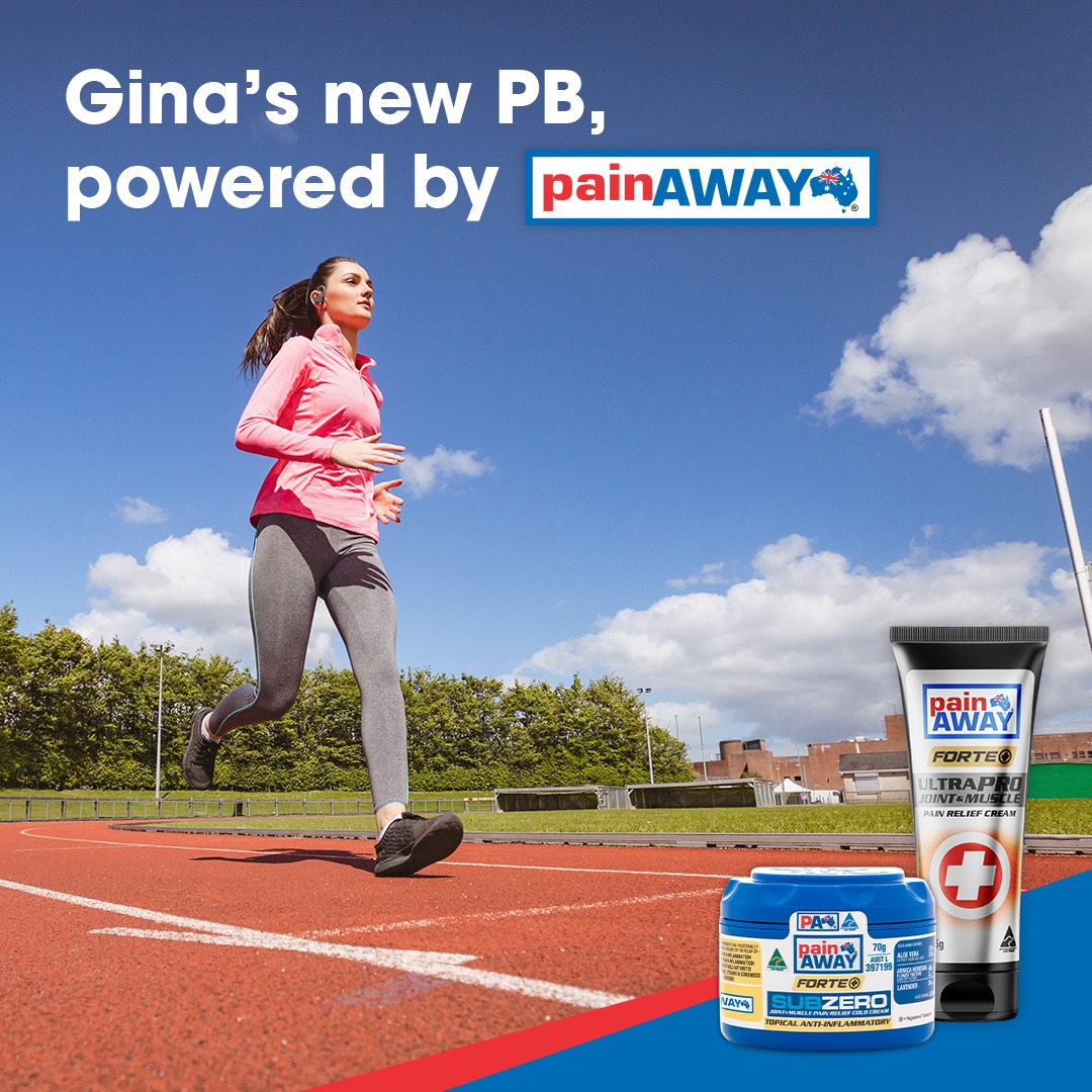 PAIN - Setting new running goals? Pain Away is here to help you power ...