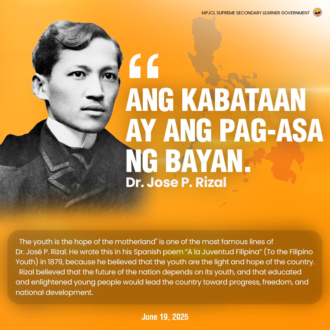 MPJCL - Today marks the 164th birth anniversary of Dr. José Protacio ...