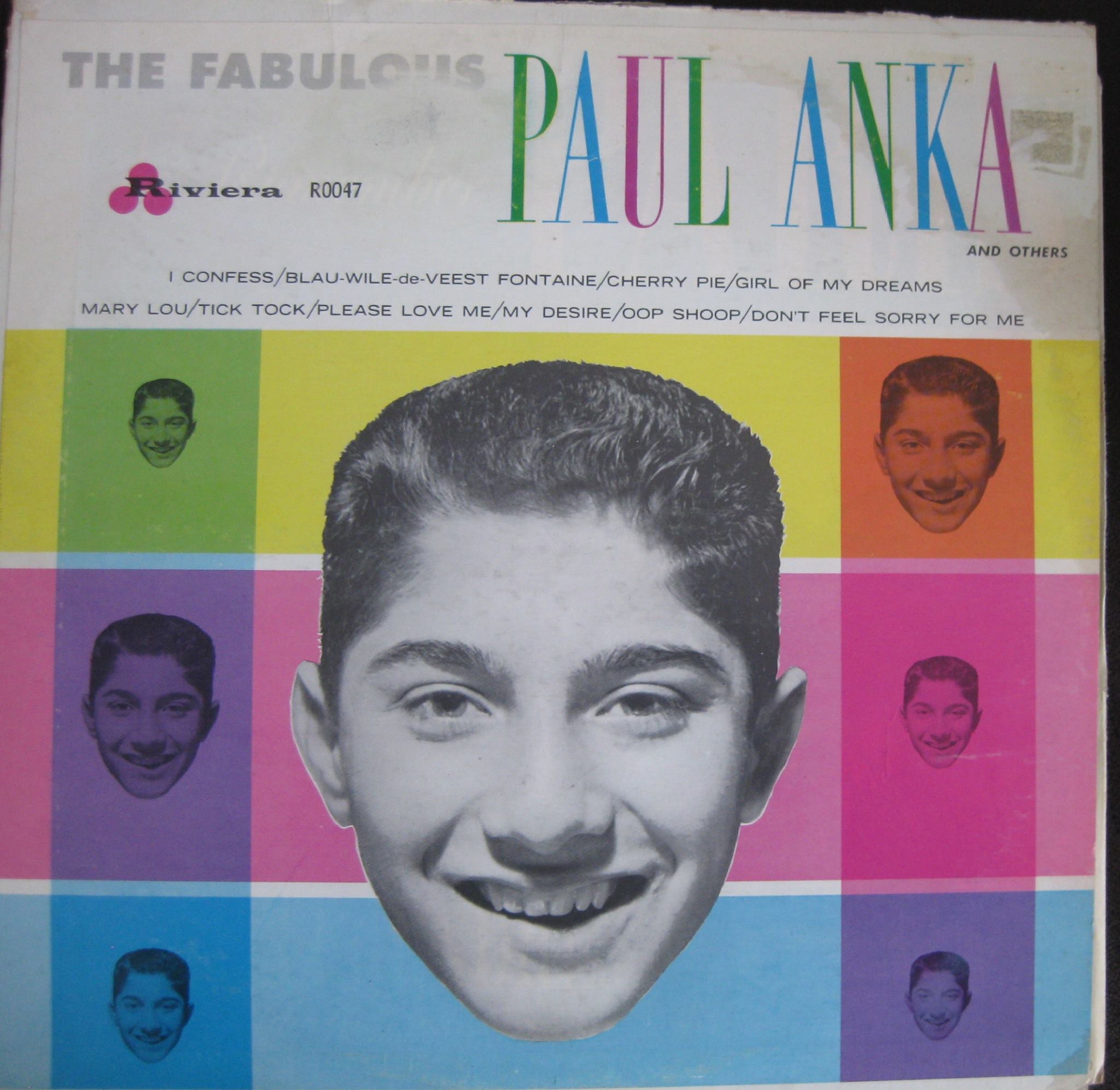 Paul Anka's debut 45rpm B-side release