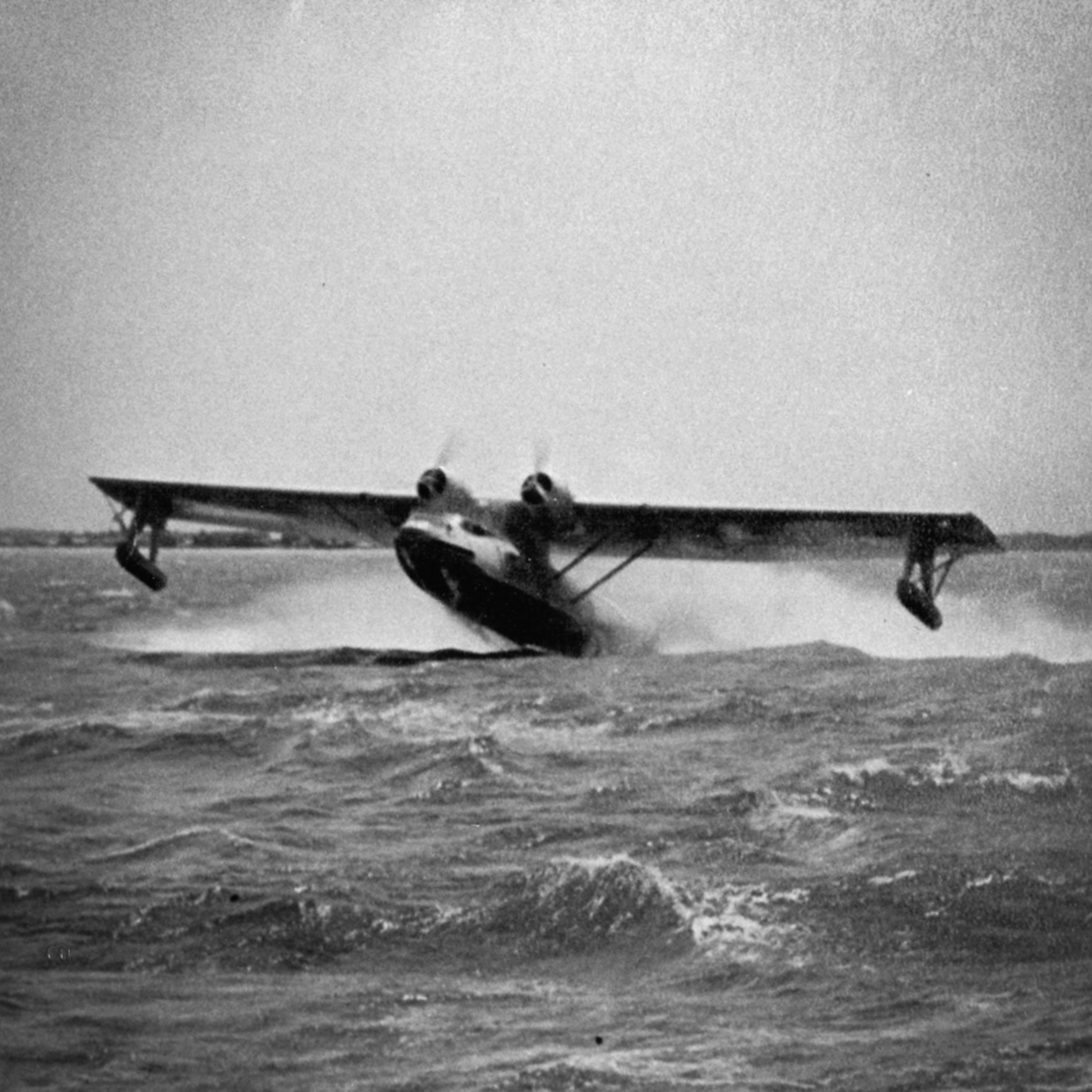 Jets - The U.S. Navy Consolidated XP3Y-1 prototype during rough water ...