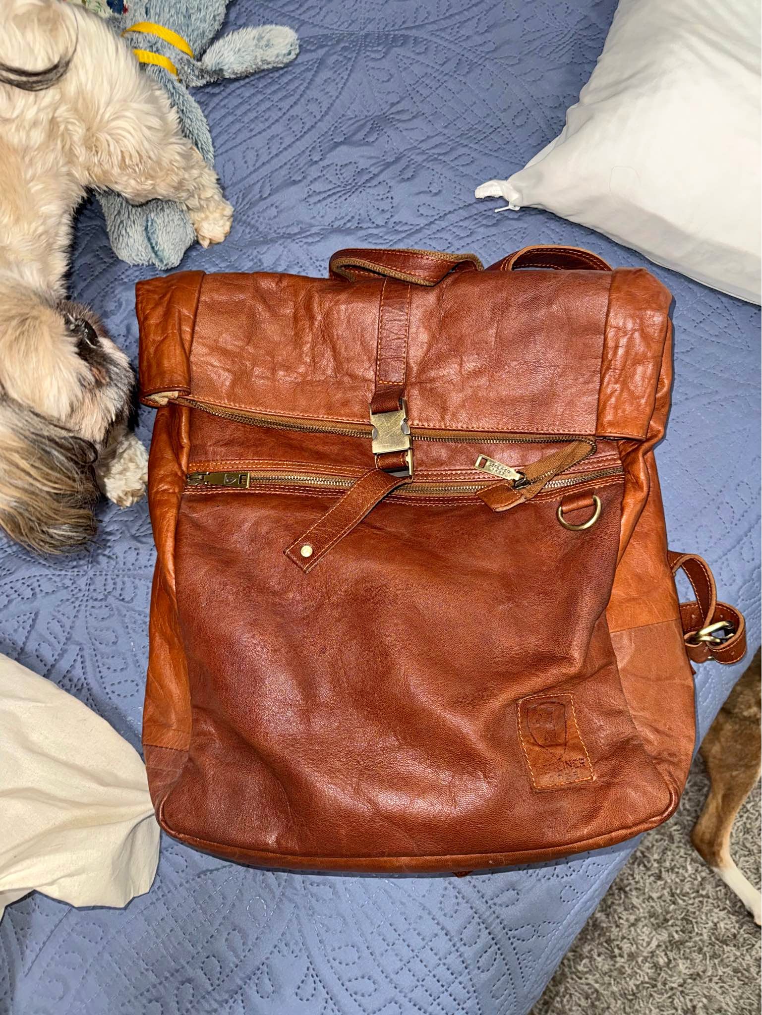 calais leather backpack Zermatt for women, contemporary  Velez Artisan Tumi Leather Calais Backpack 15",