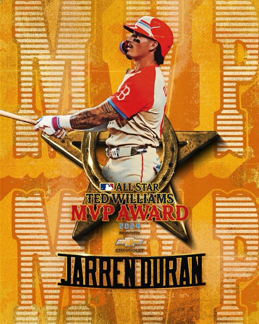 Jarren Duran isn't just an All-Star. JARREN IS THE ALL-STAR MVP!