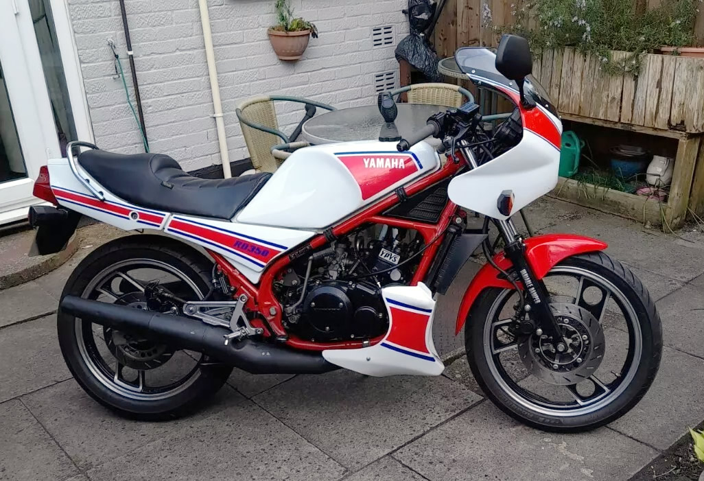 Ad: Yamaha RD350 YPVS powered TZR125 special 😲 On eBay here