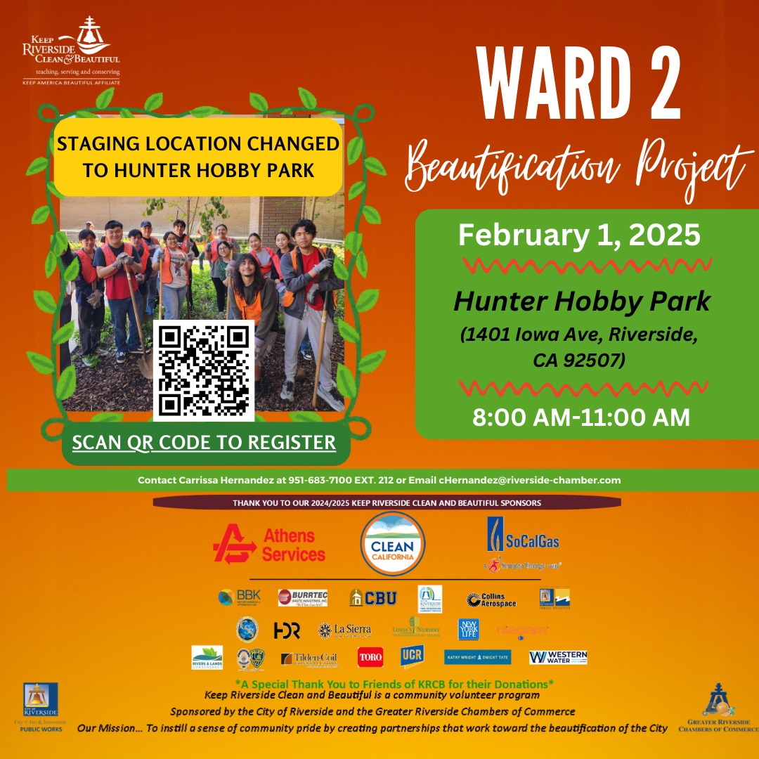 📣 STAGING... - Keep Riverside Clean & Beautiful (KRCB) | Facebook