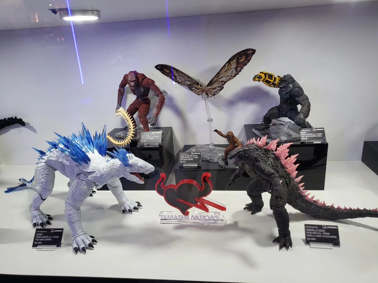 SH MONSTERARTS Godzilla x Kong The New Empire gang. With Suko and 