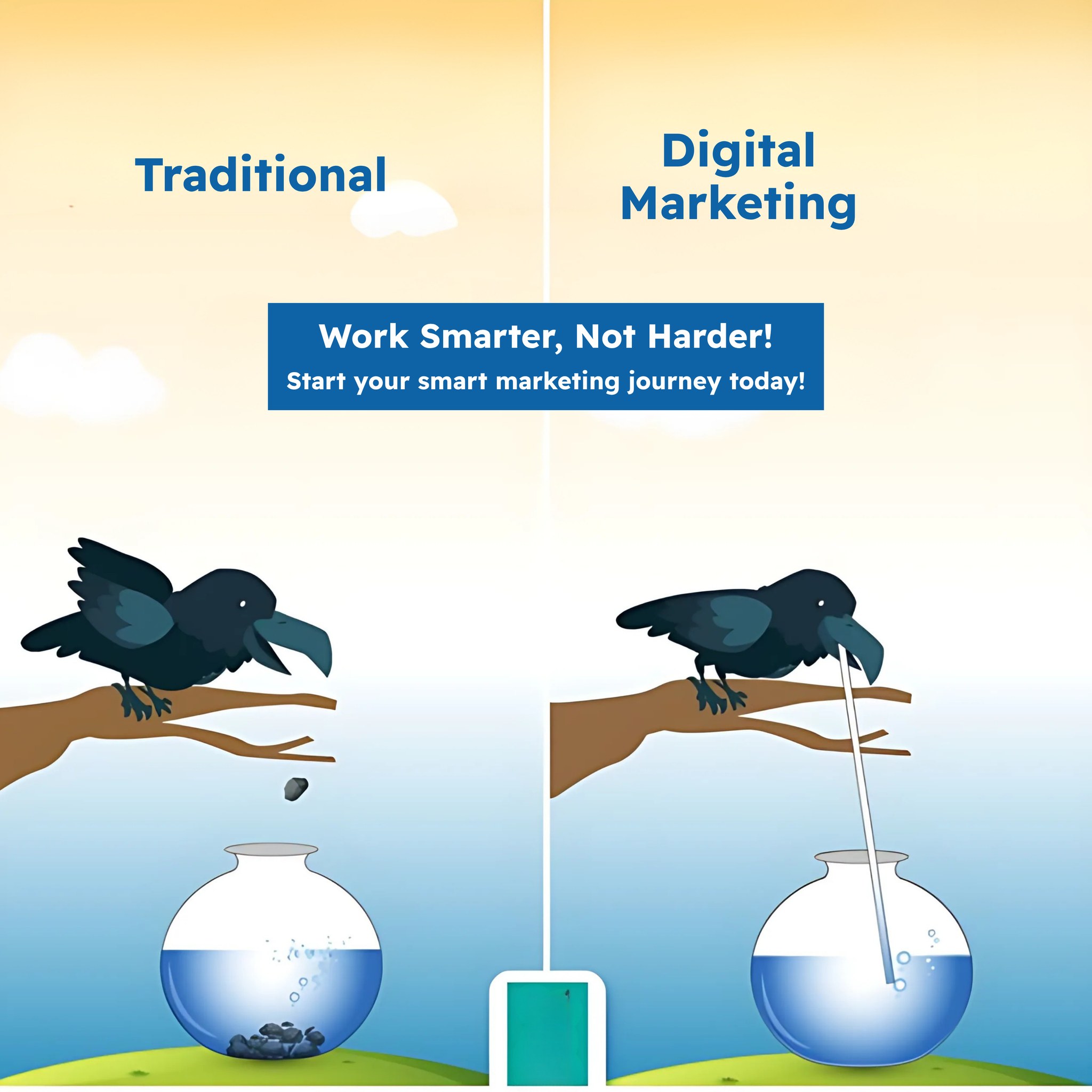 Classy - 🧠 Traditional vs. Digital Marketing – Which One Works Smarter ...