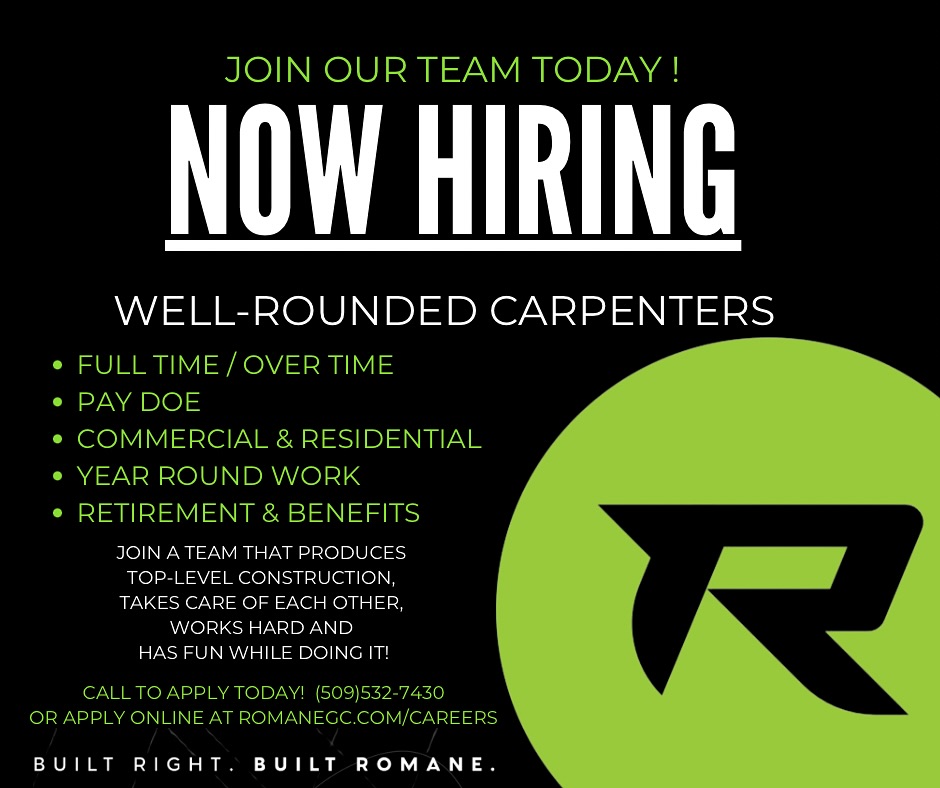 Romane - NOW HIRING: Skilled Carpenters Join the Romane Construction ...