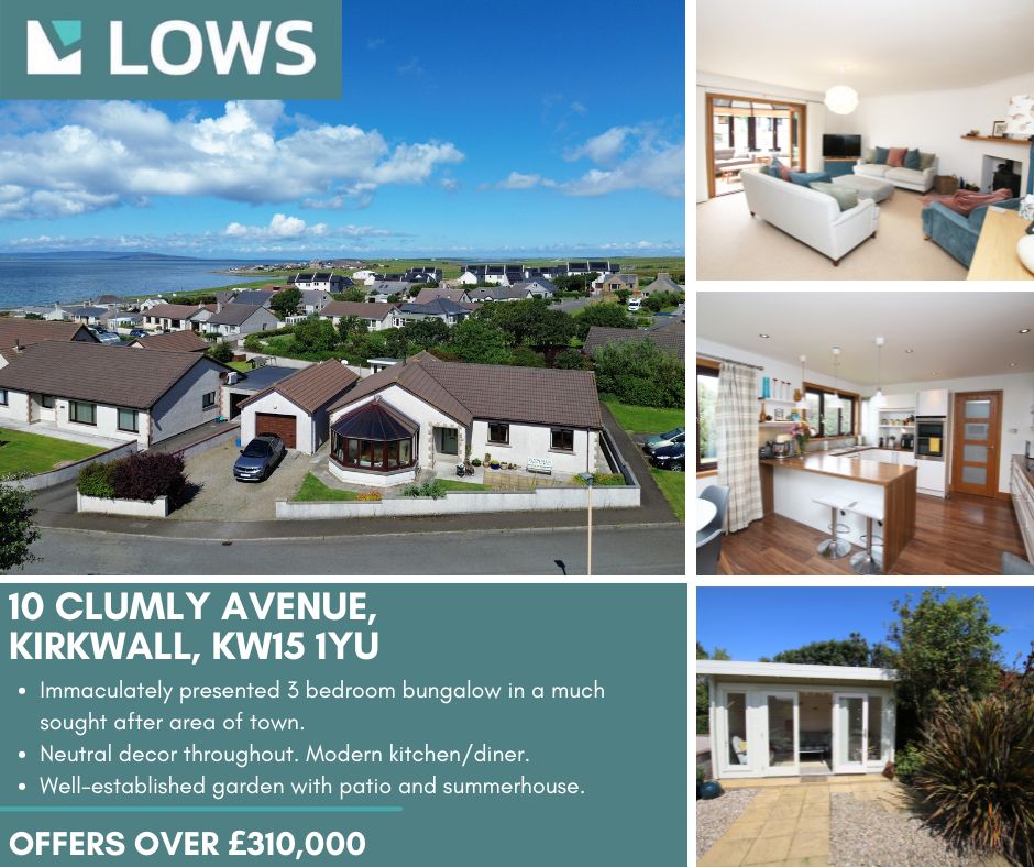 Lows - ⭐ KIRKWALL PROPERTY ⭐ 📍 10 Clumly Avenue, Kirkwall, KW15 1YU ...