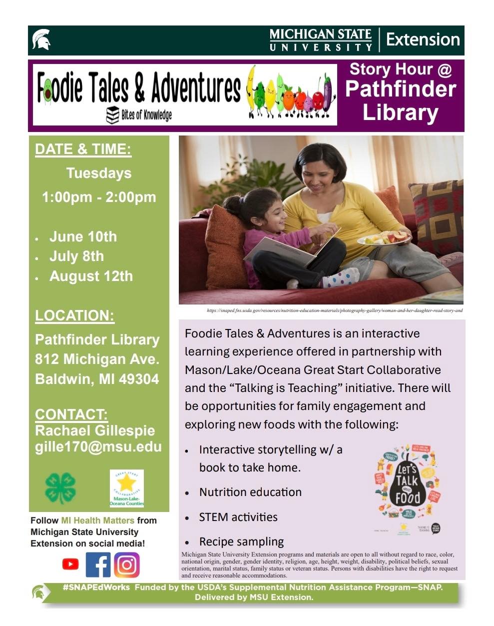 Pathfinder - 🍽️📚 Foodie Tales & Adventures is at the Pathfinder Library ...