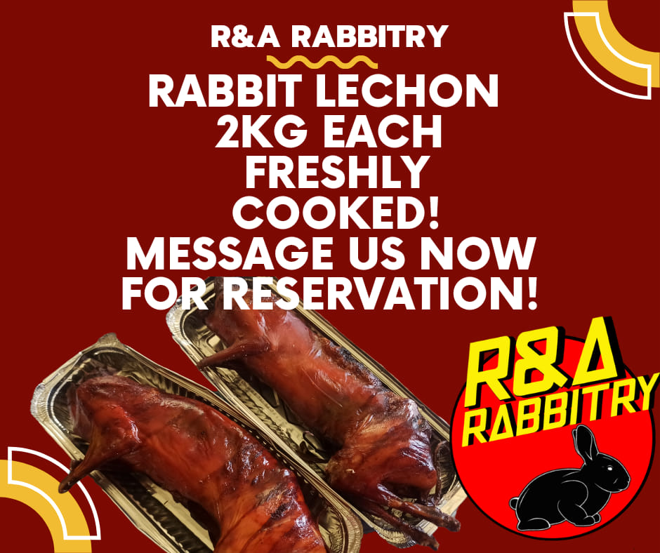 R&A Rabbitry - 📍 Yes! Our Rabbit Lechon weighs 2kg each Cooked 📞 0906 ...