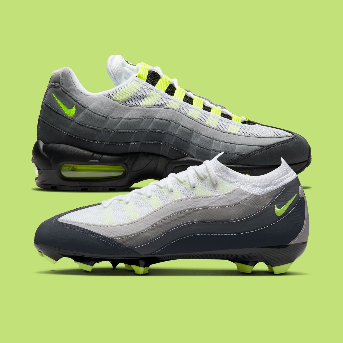 The sound of speed ⚡️ Nike Mercurial x Air Max 95 🔉
