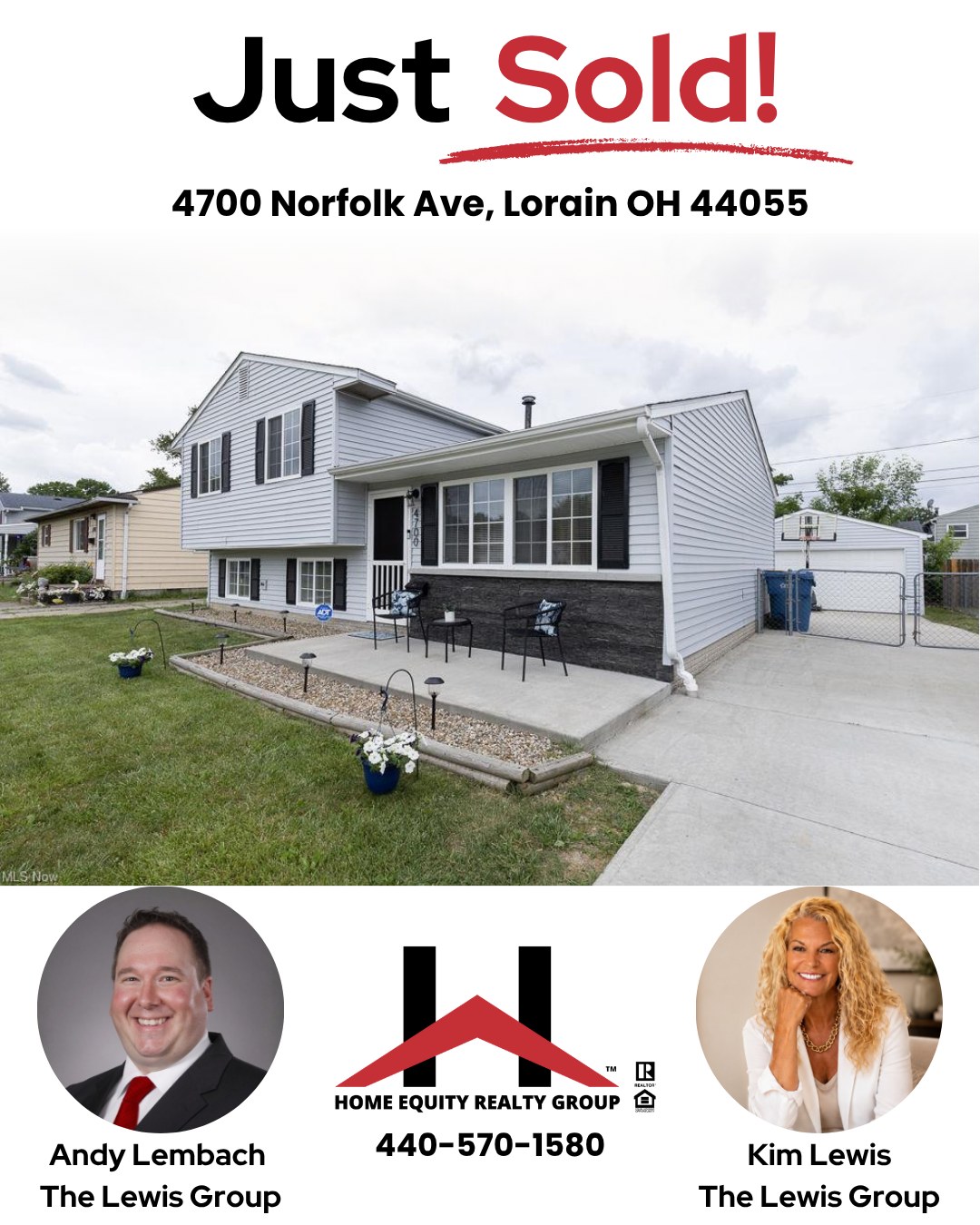 Home Equity Realty Group sells home at 4700 Norfolk Ave, Lorain, OH