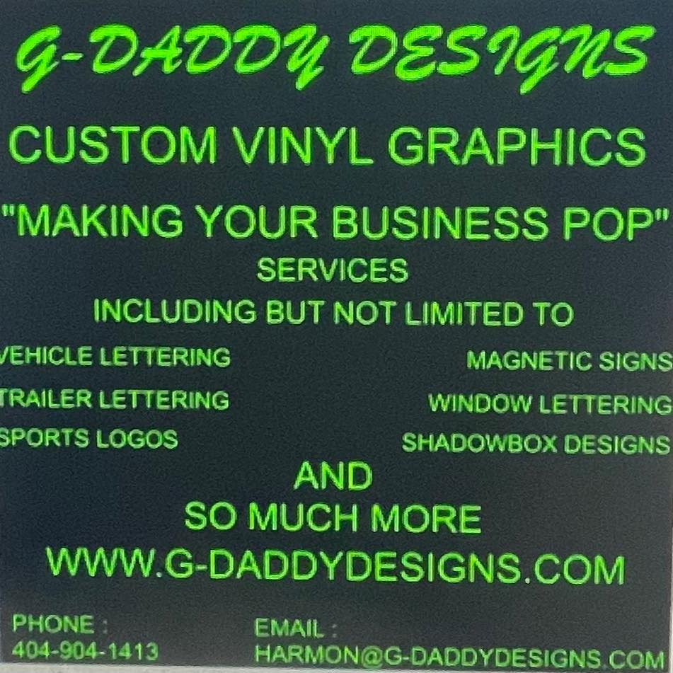 G-Daddy Designs,Custom Vinyl Graphics | Loganville GA