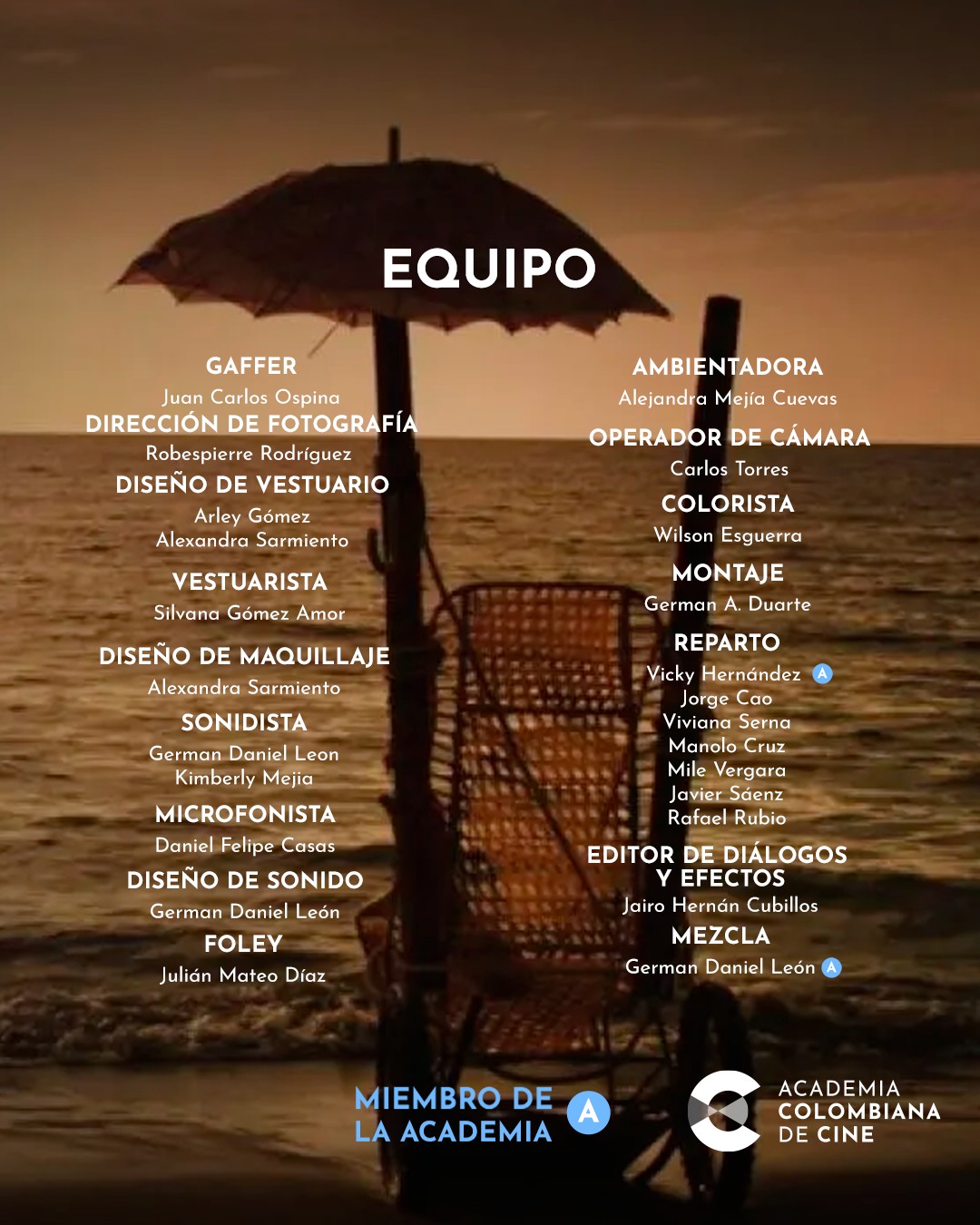 Academia Colombiana de Artes y Ciencias Cinematográficas - 📸 ¡Hoy ...
