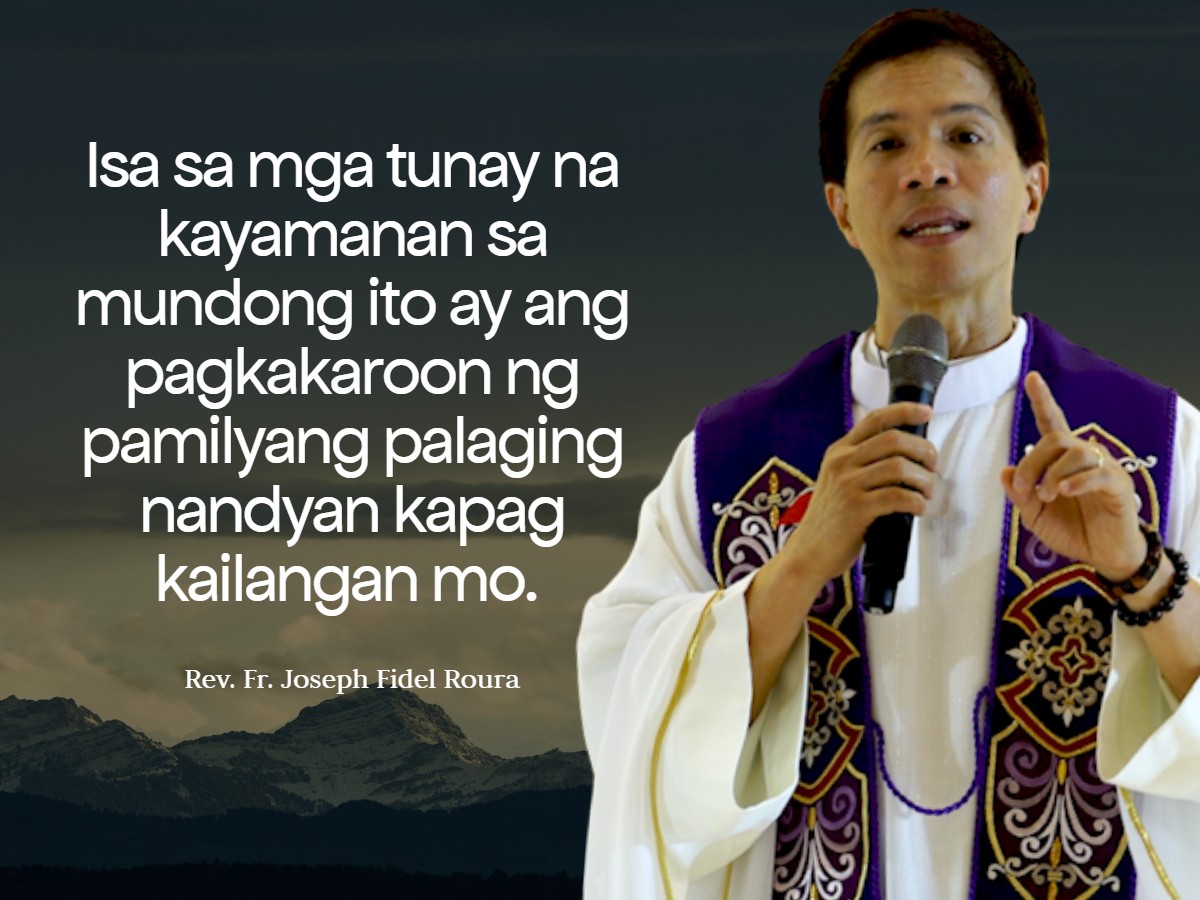 Isa sa mga tunay na... - Rev. Fr. Joseph Fidel Roura | Facebook