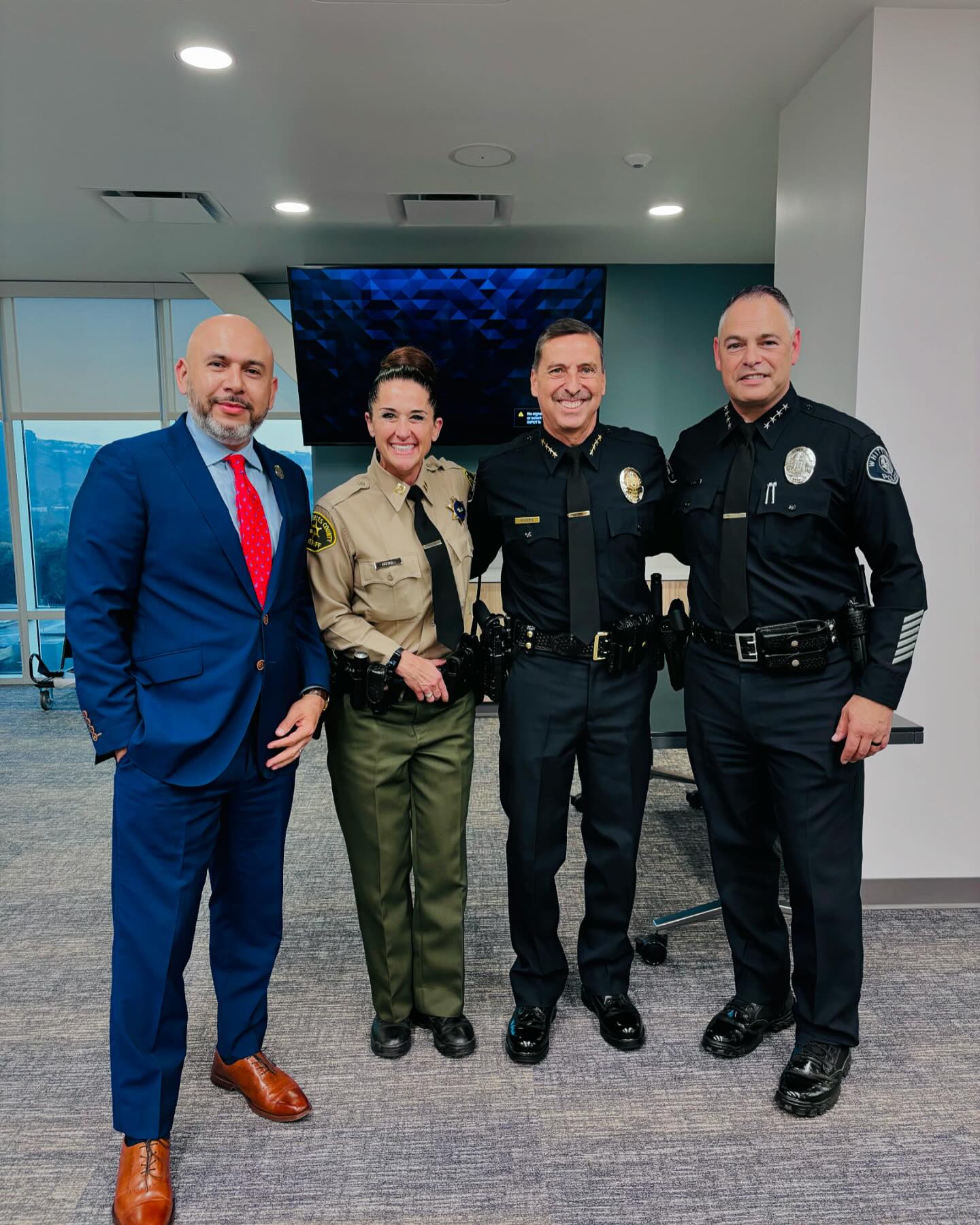 Oscar - Historic day! Join me in welcoming Chief Todd Rogers, @riohondo ...