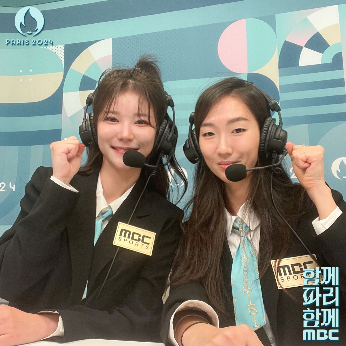 MBC - 아티스틱 스위밍, 그 아름다운 물속의 예술을💦 MBC #박소영 X #이연정 중계팀의 해설로...