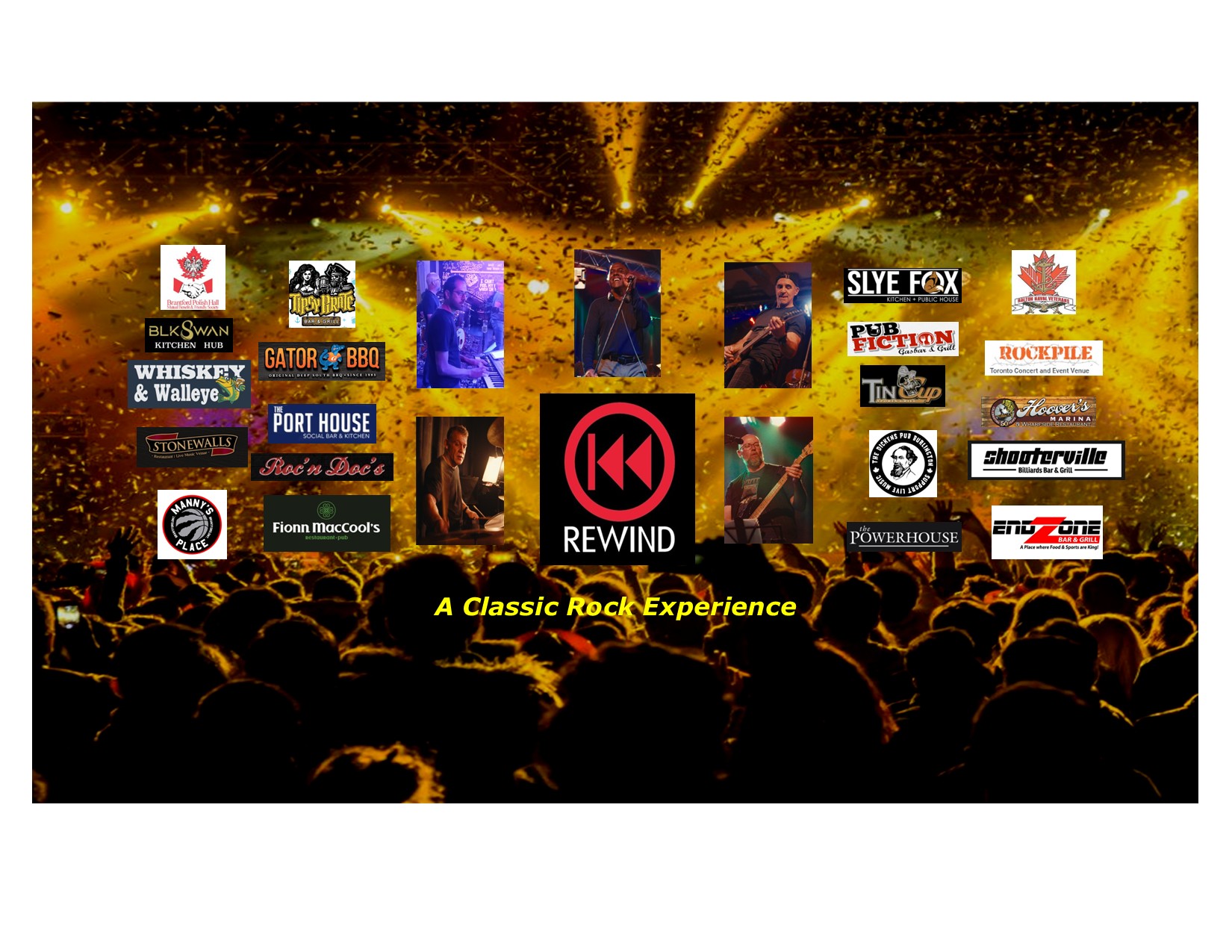 Rewind - Rewind and some of the Past and Current Venues. We thank all ...