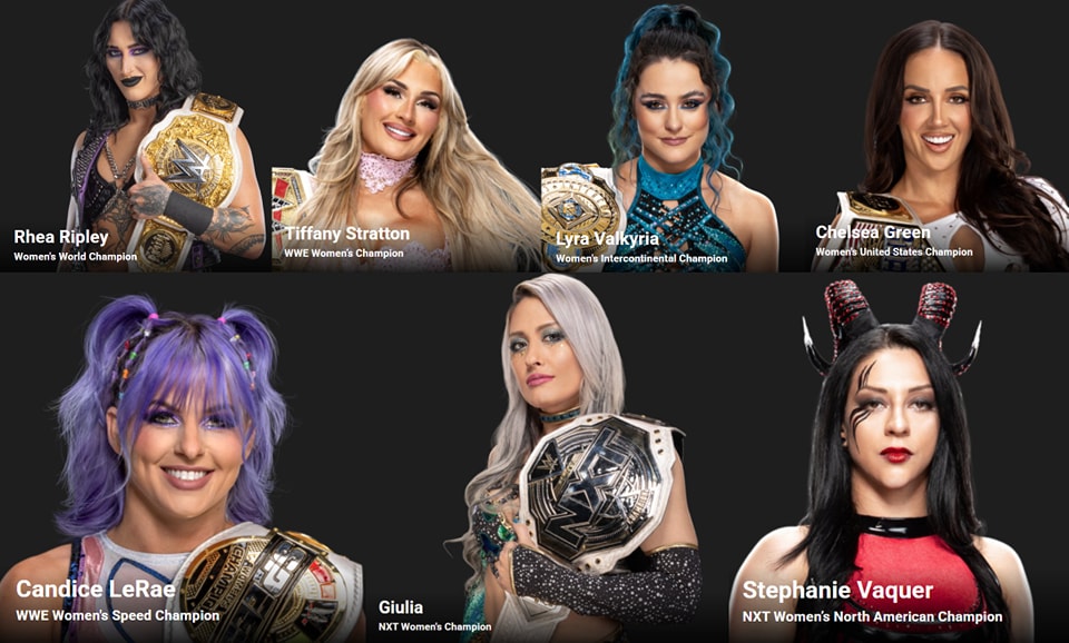 The current Women's Champions in WWE. - The Backstage Brawl | Facebook
