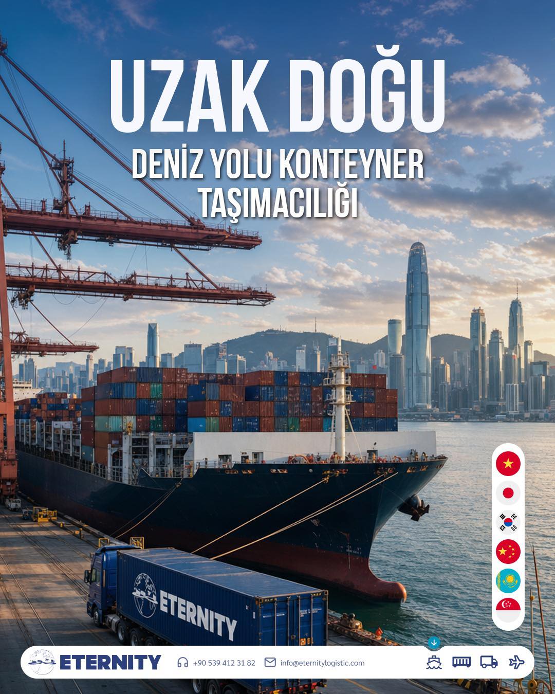 ⚓ Okyanusları aşan ticaretinizde rota hatasına yer yok! Uzak Doğu ile 