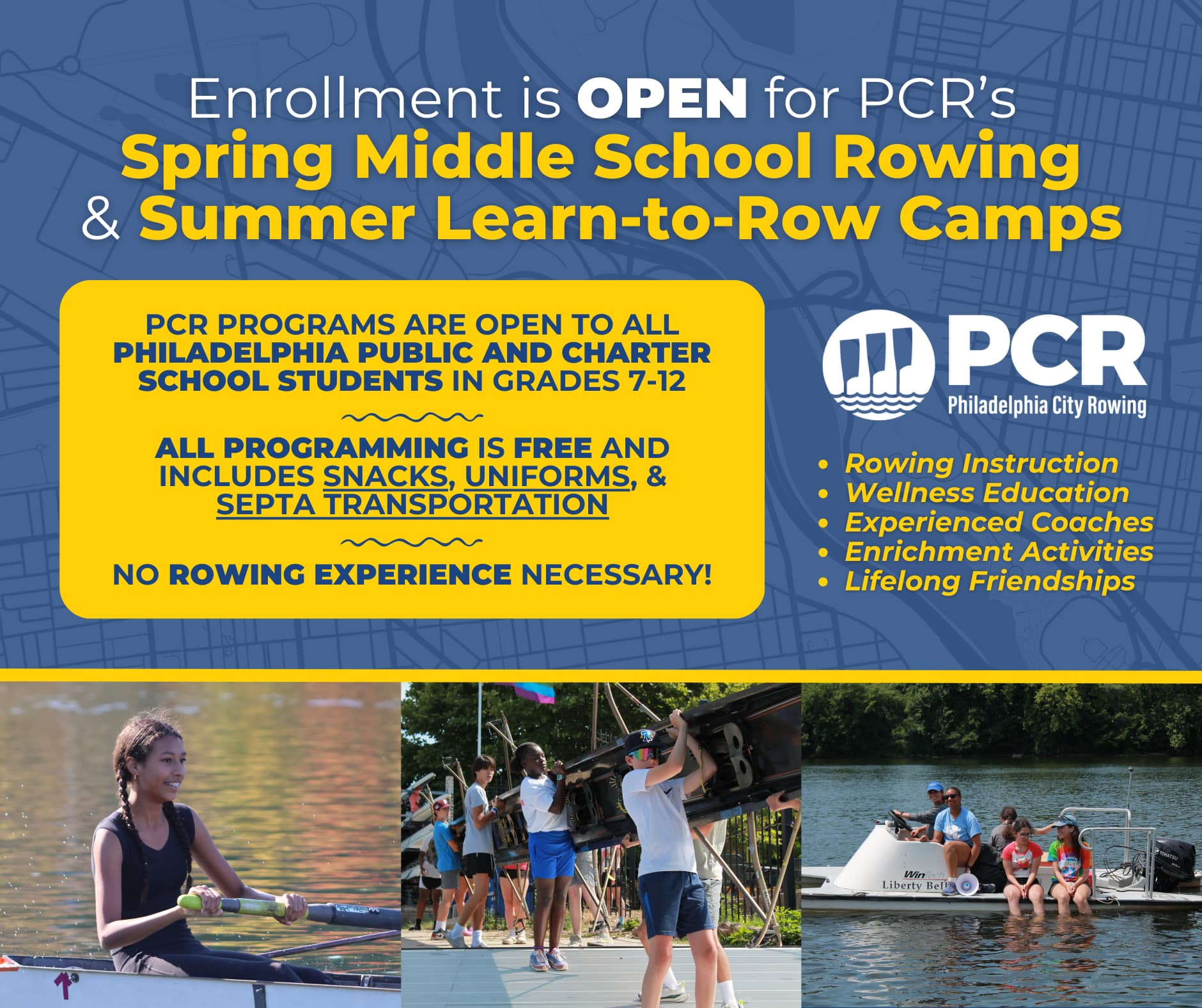 Philadelphia - Enrollment is now OPEN for PCR’s FREE Middle School ...