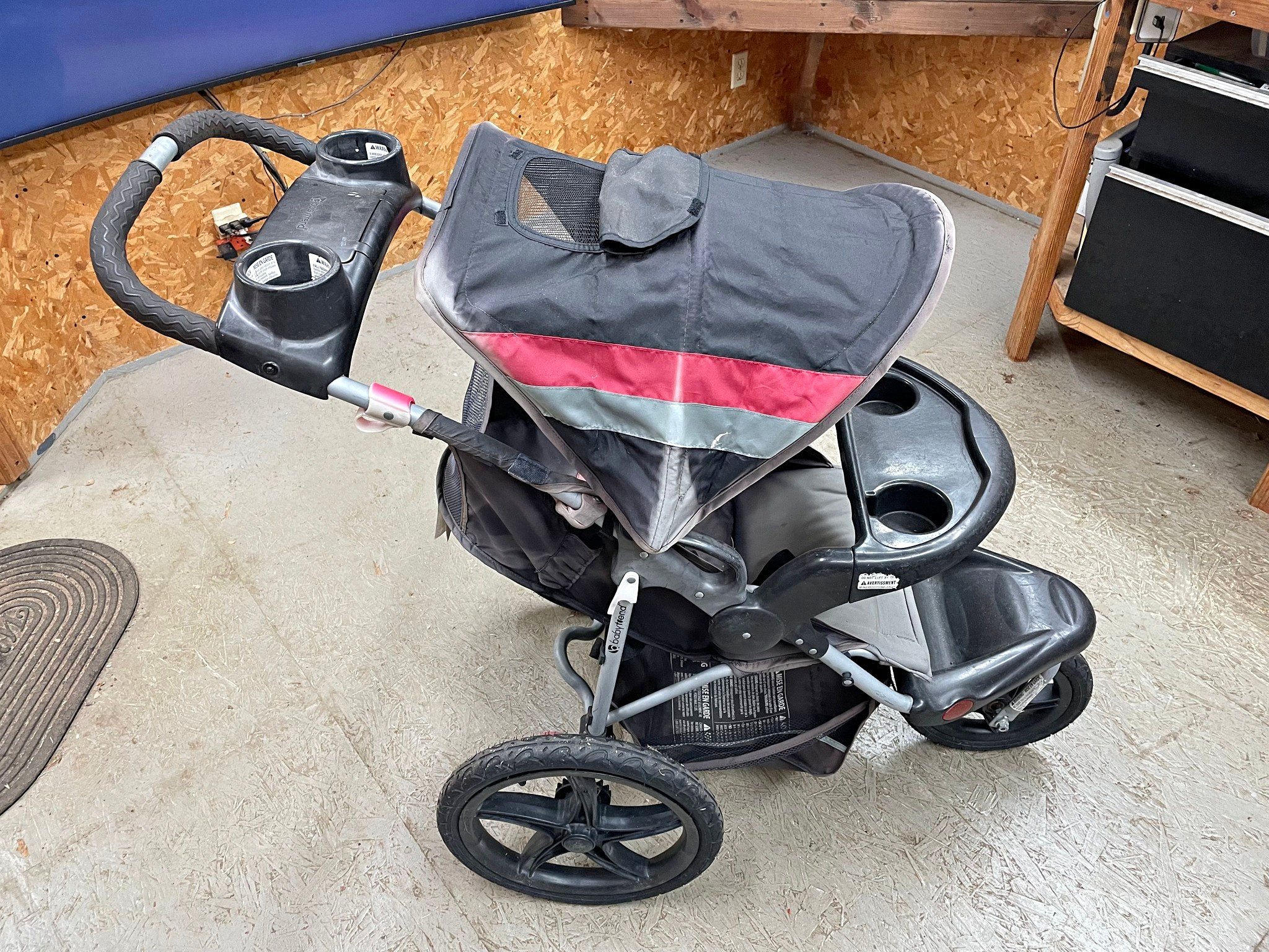 jet umbrella stroller Silver Cross Double Color:W635X67 MOZETO 17 Inch Laptop then store away in Auto Safety