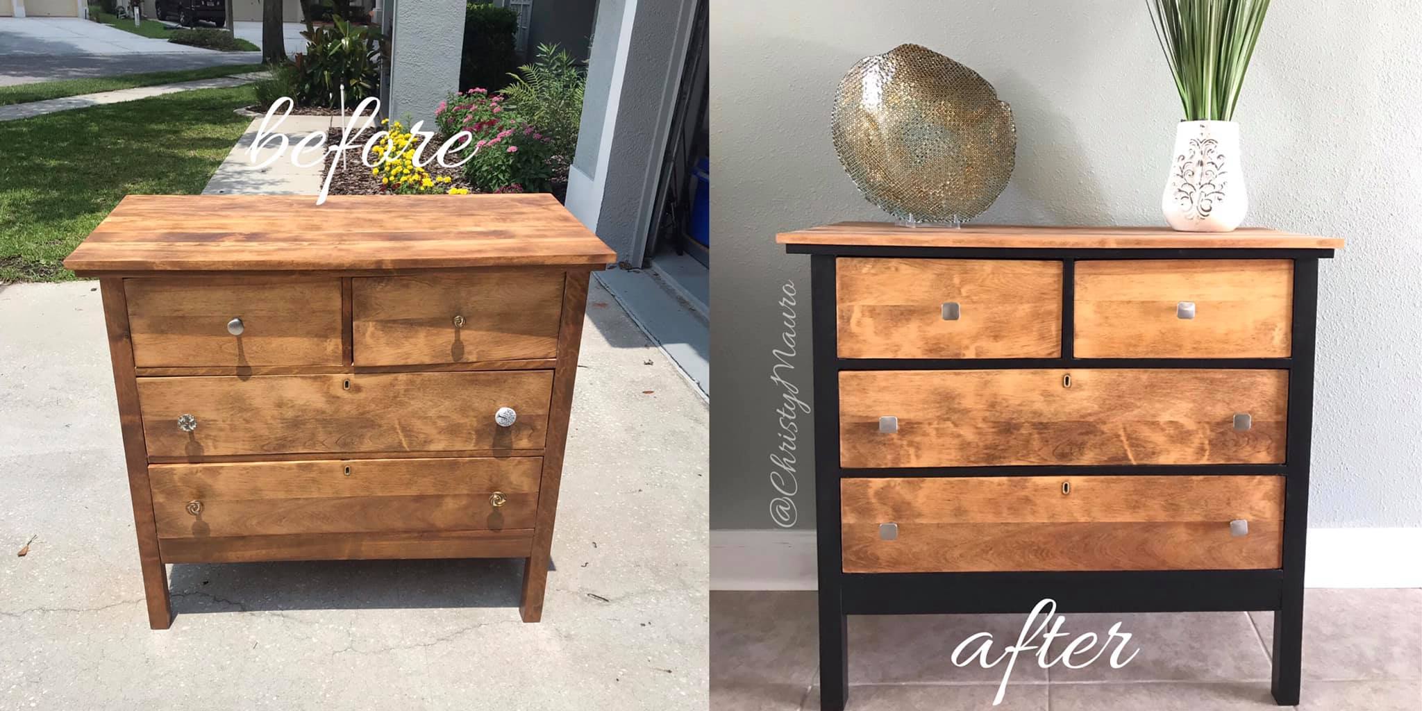 Restyled - I LOVE this antique cabinet so much!! I had a...