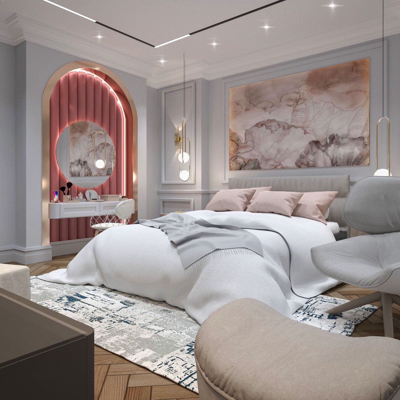 arcdesign.ae - Girls 🧚🏻‍♀️ Bedroom Design #architecture...