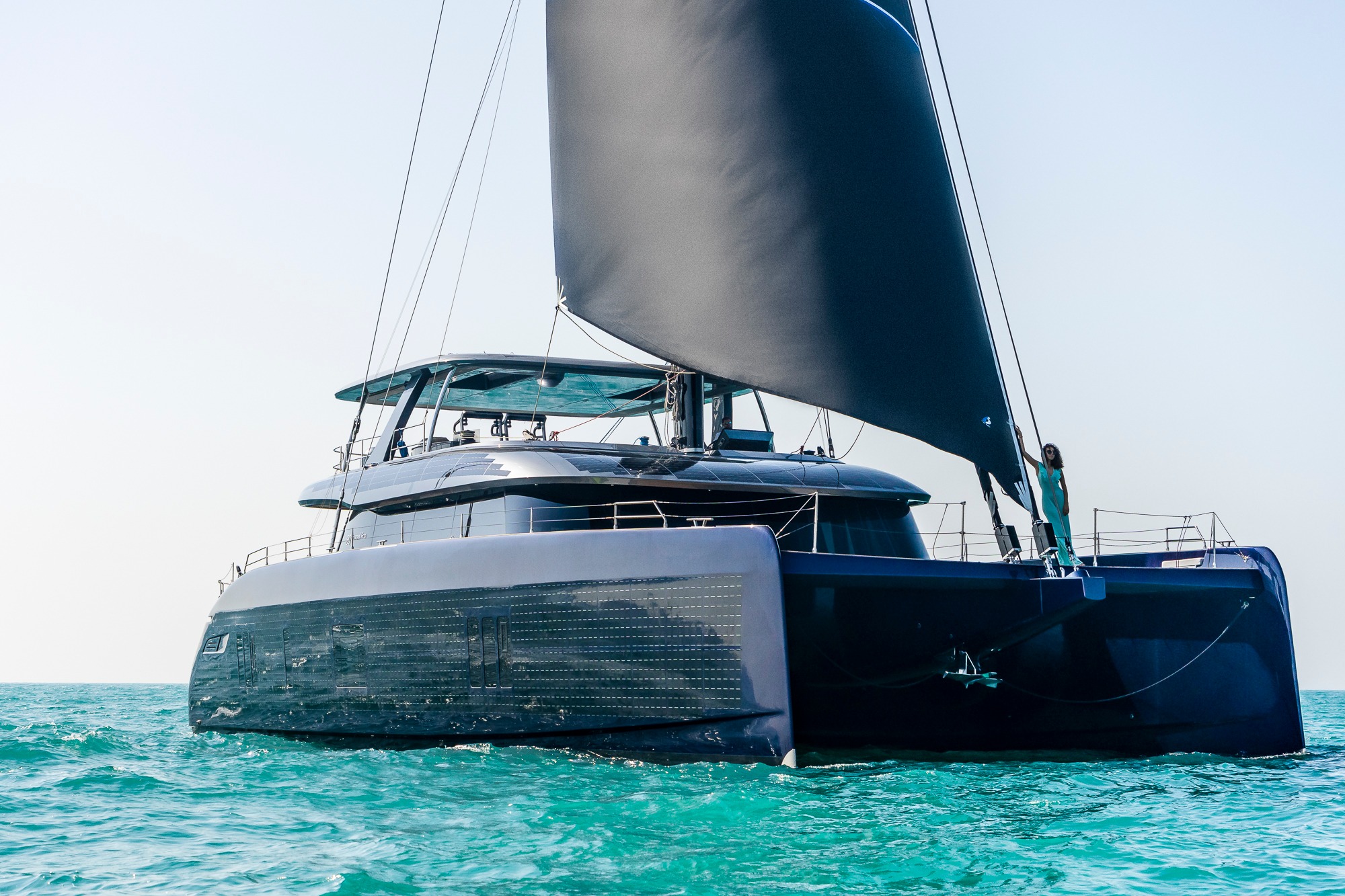 The all-electric Sunreef 80 Eco Marie-Joseph has recently started