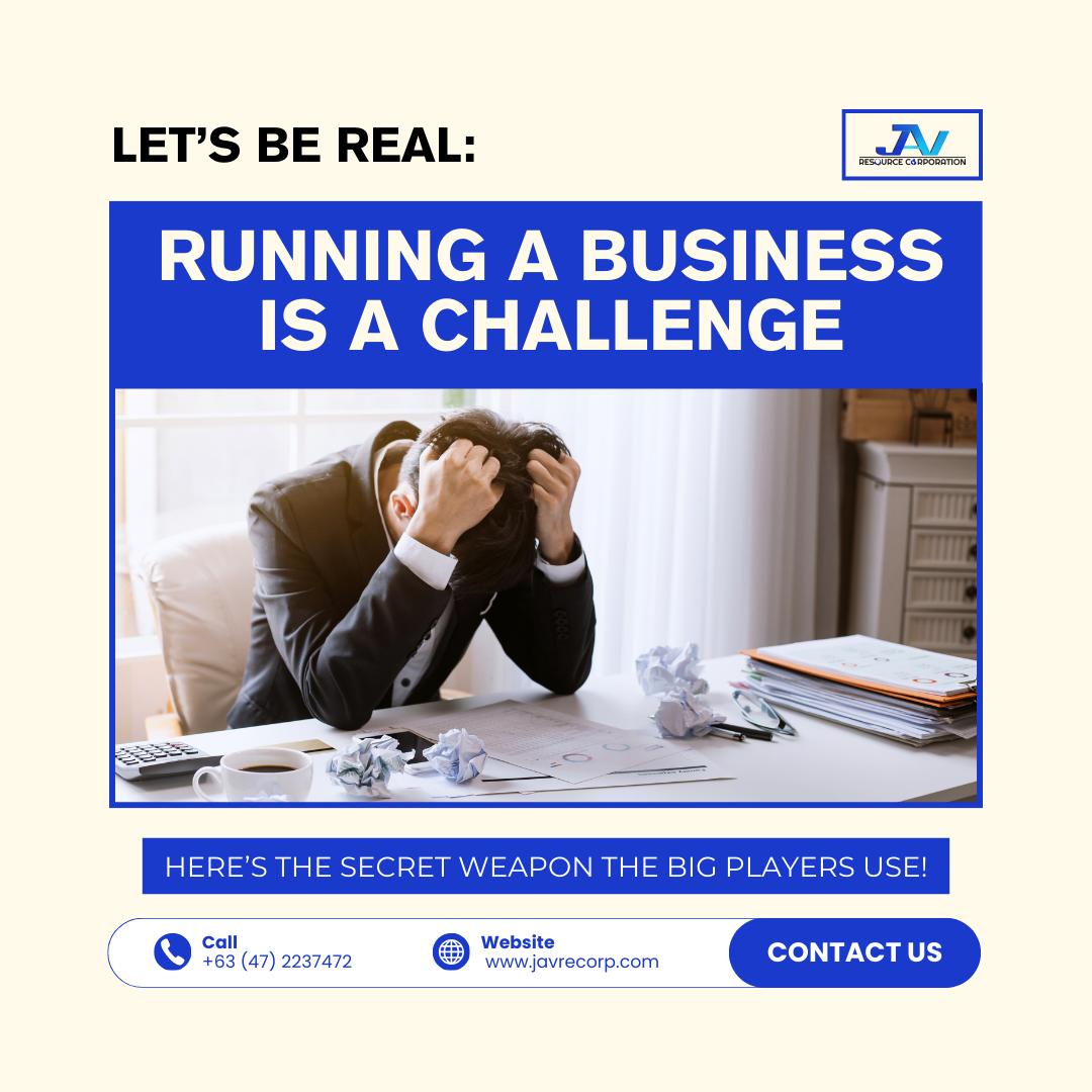 JAV - Running a business can feel like a never-ending race—balancing ...