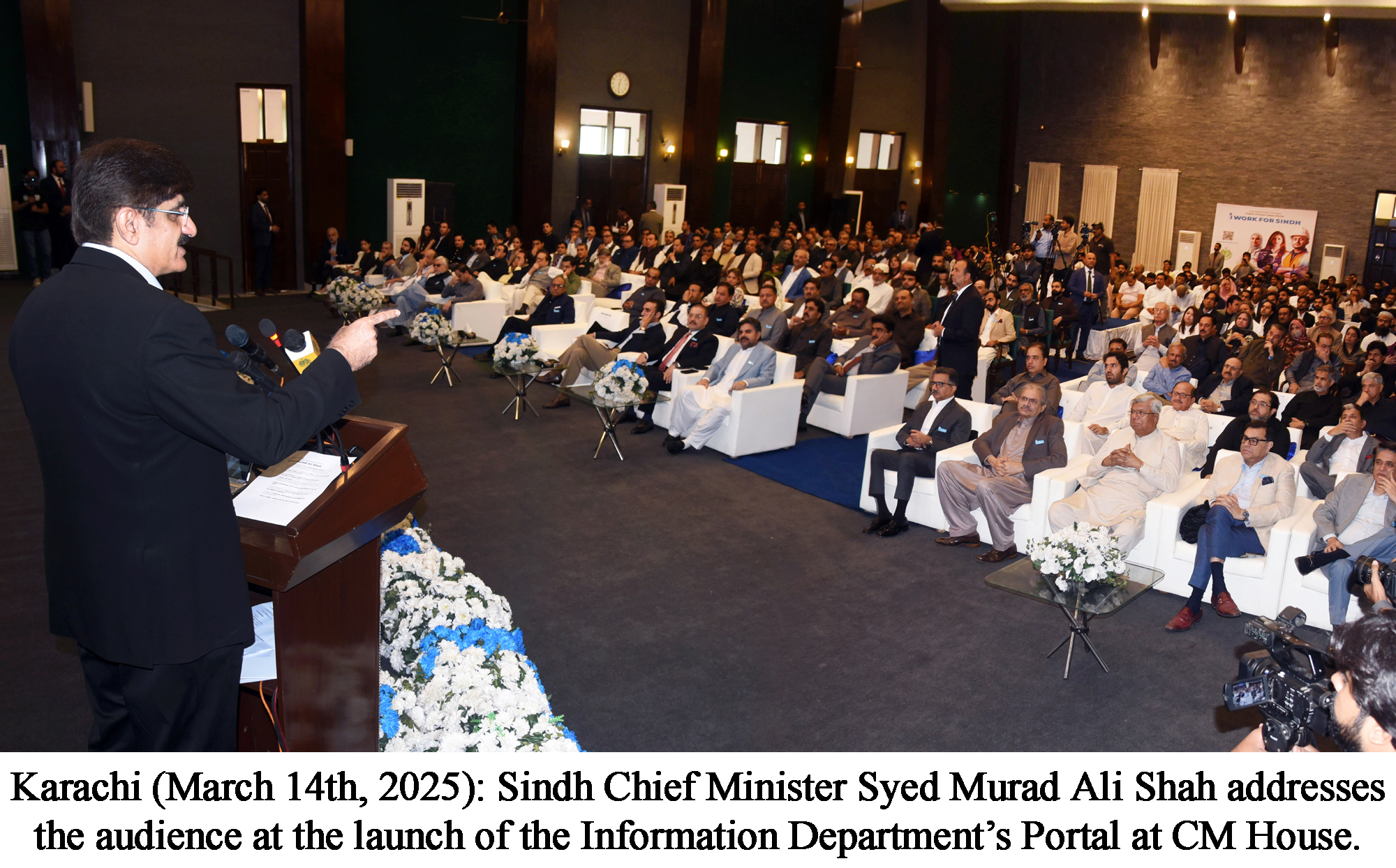 Sindh - Karachi (March 14th, 2025): Sindh Chief Minister Syed Murad Ali ...