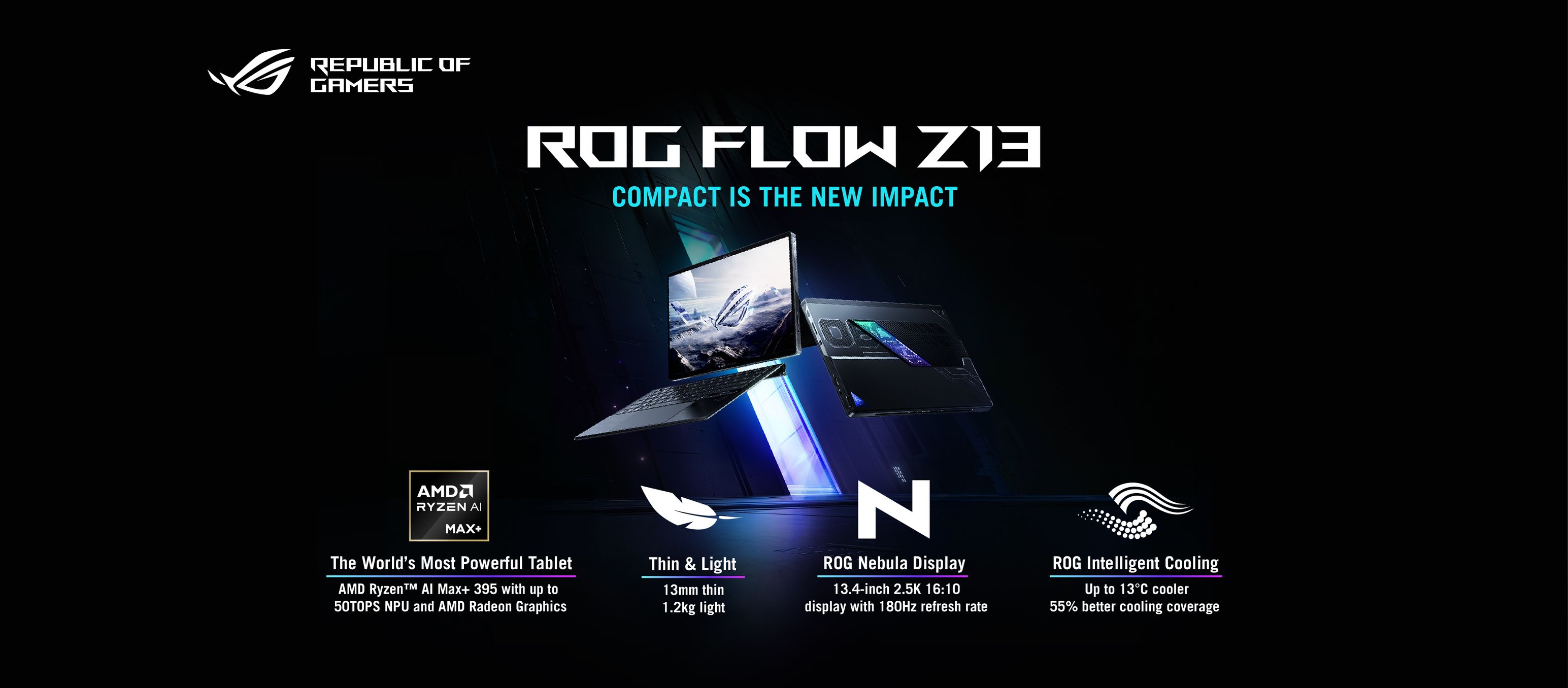 ASUS - Power Re-imagined! The new compact king ROG Flow Z13 is back ...