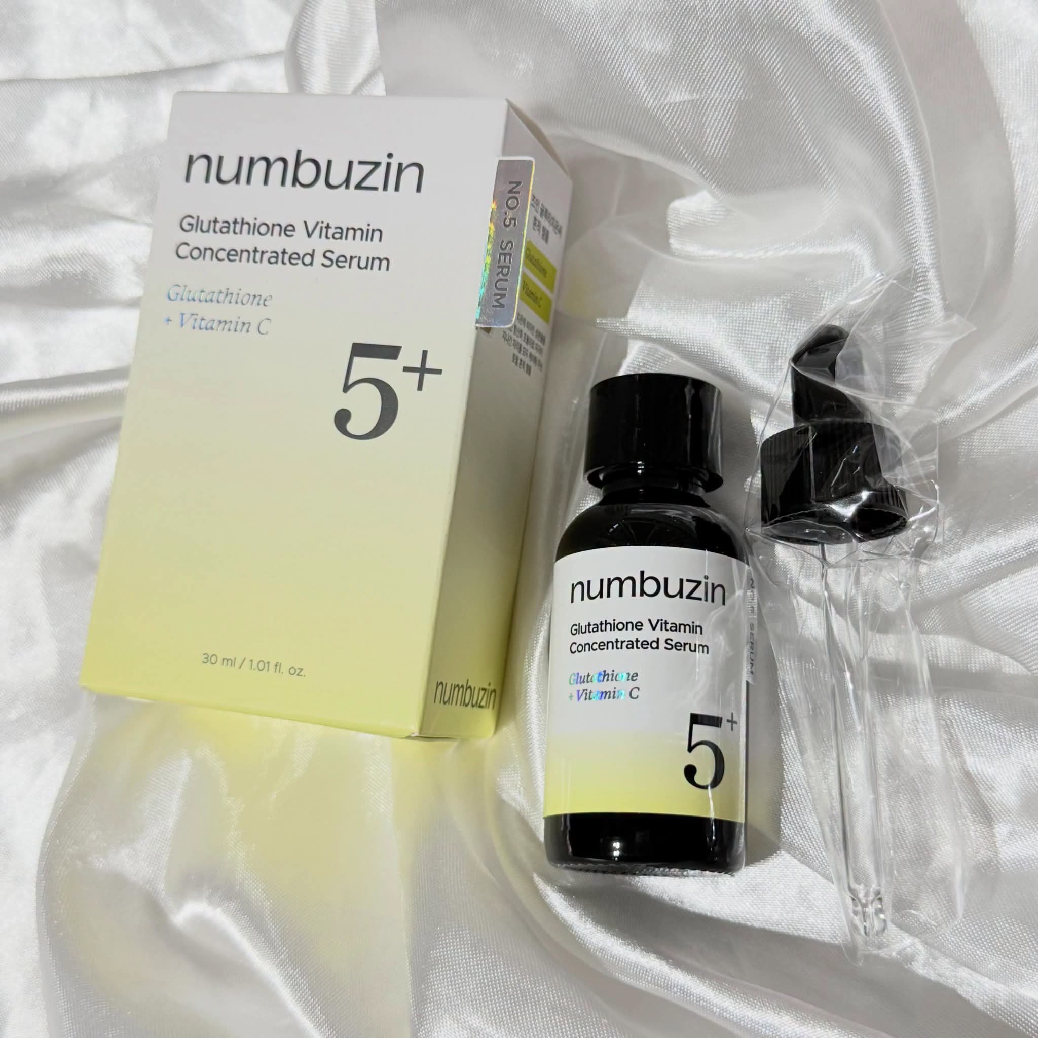 glutathione vitamin concentrated serum Shop numbuzin - No.5+ - 30ml (1ea) X Vitamin Glutathione Dark Spot Laser Cream - 50ml (1ea) Set rich serum Numbuzin - No.5+ Glutathione Vitamin