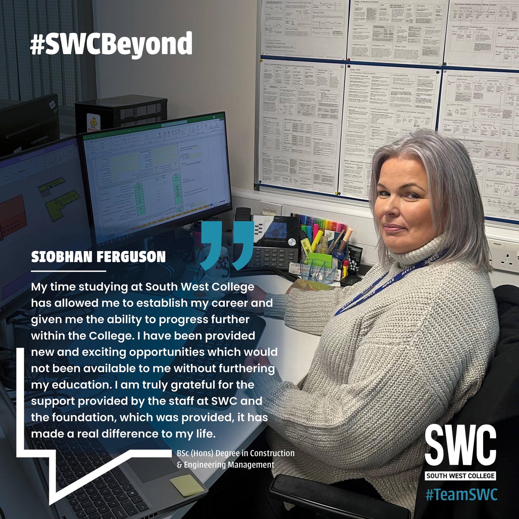 South - Degree Success Paves the Way for Management Role! Siobhan ...