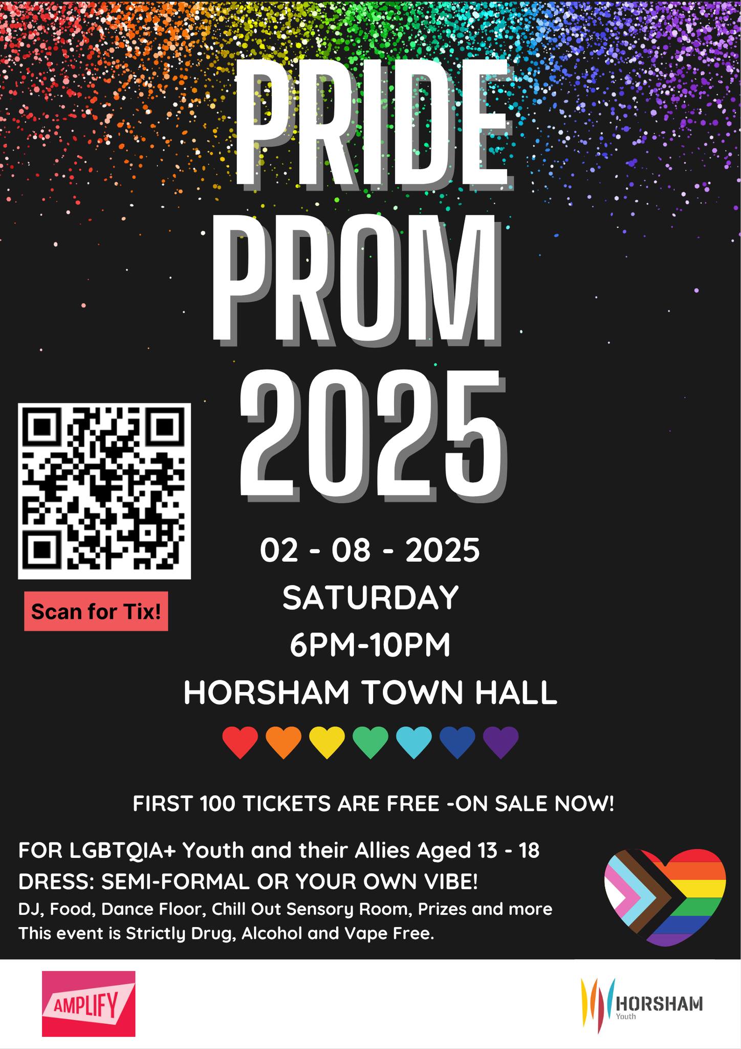 Horsham Youth - 🌈🎉 Pride Prom Tickets Are Now On Sale! 🎉🌈... | Facebook