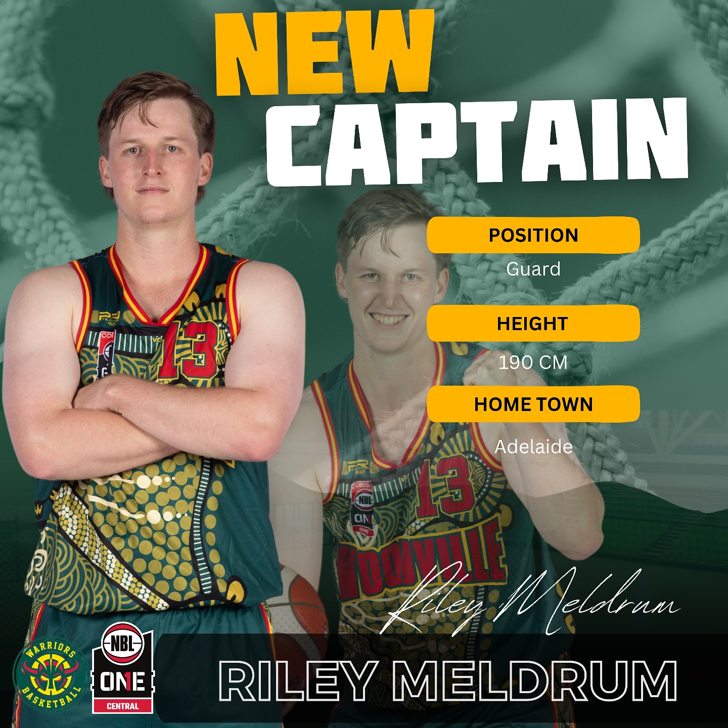 Woodville - // RILEY MELDRUM, CAPTAIN FOR NBL1 2025 SEASON 👨‍ ️ // We ...