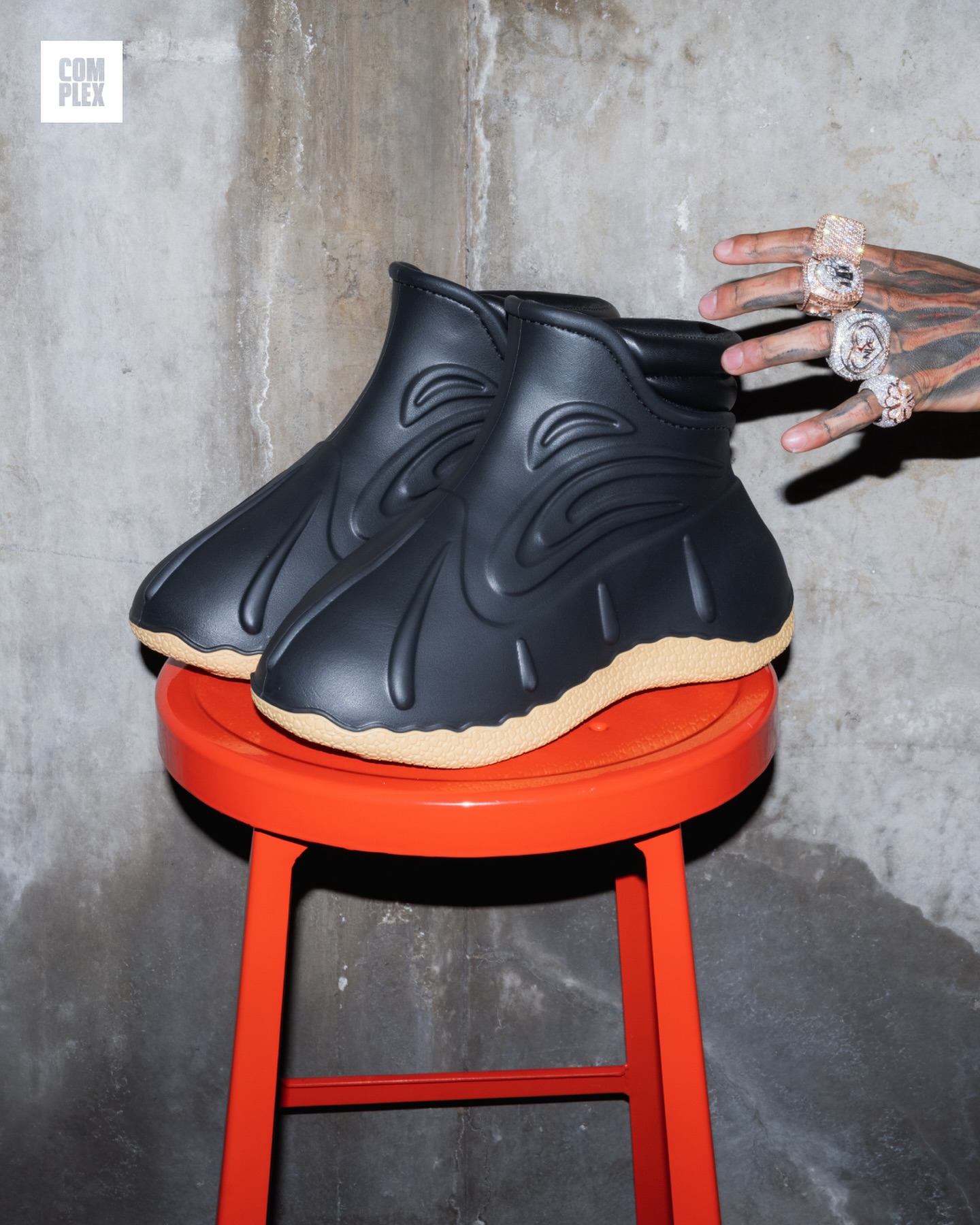 The NLE Choppa x FCTRY Lab Duck Boot is back! The Black Duck Boot 