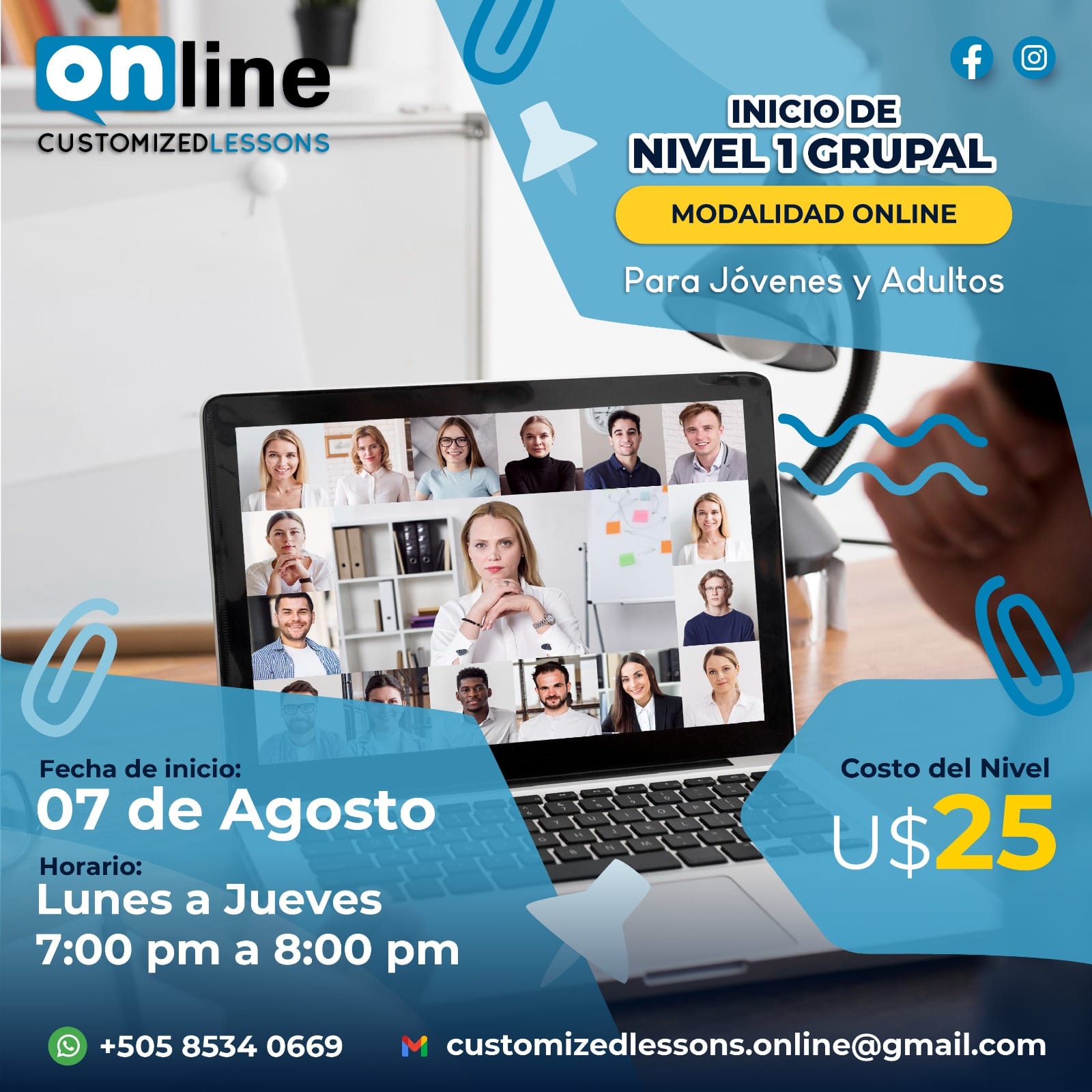 🤓👩🏻‍💼🌍🧑🏻‍💻 Nuestro curso de... - Online Customized Lessons | Facebook