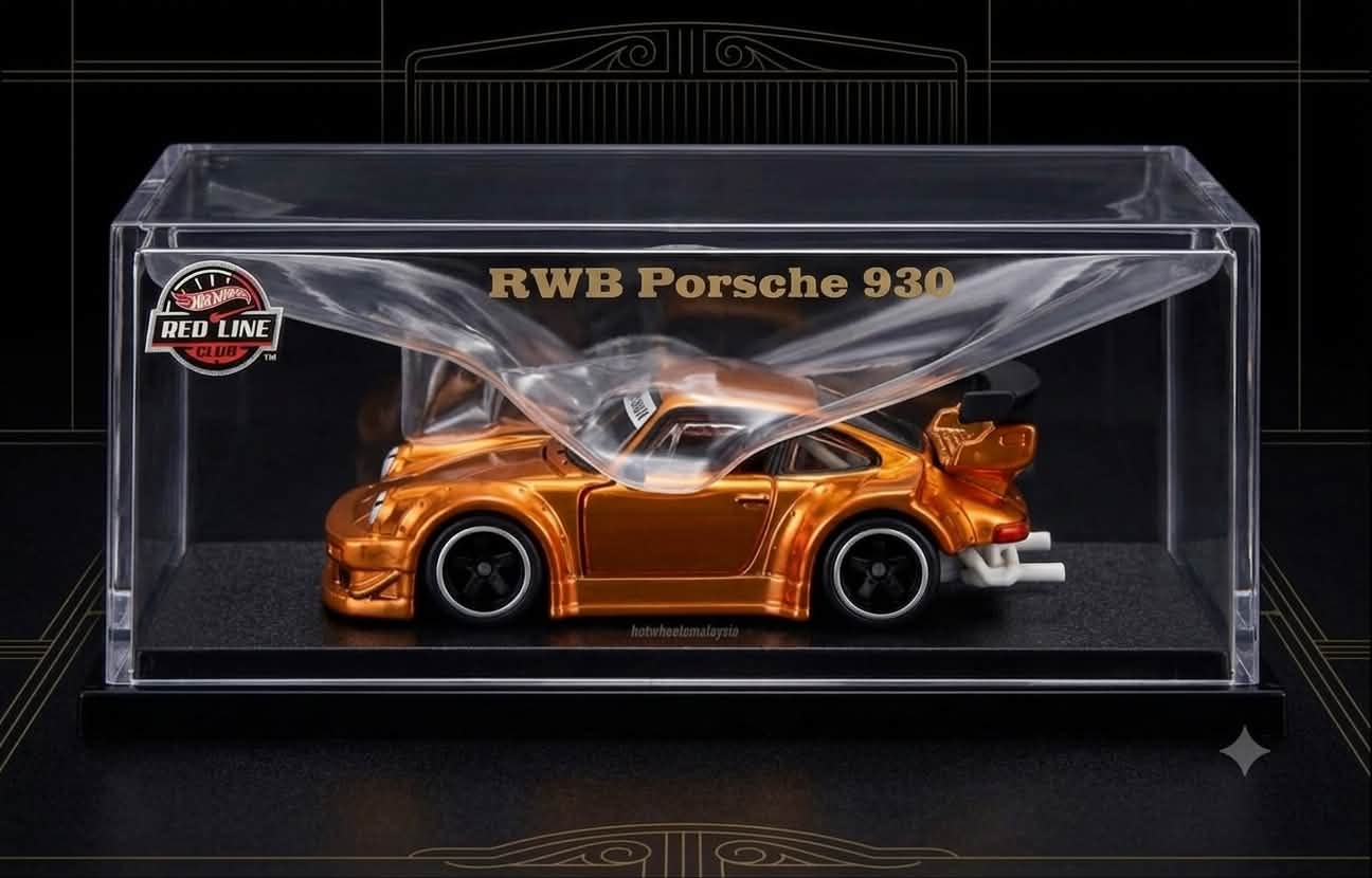 RWB Porsche 930 de Hot Wheels Red Line Club 🔥
