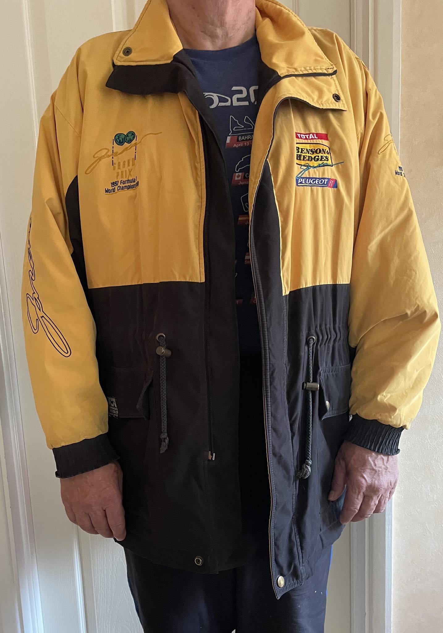 Anyone wanting to wear something yellow for Eddie Jordan at this